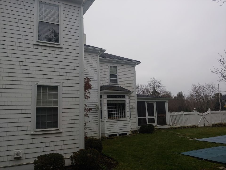 Duxbury, MA Gutter Installation using 4x6 Fiberglass Gutter with Moulding by Gutter Pro Enterprises