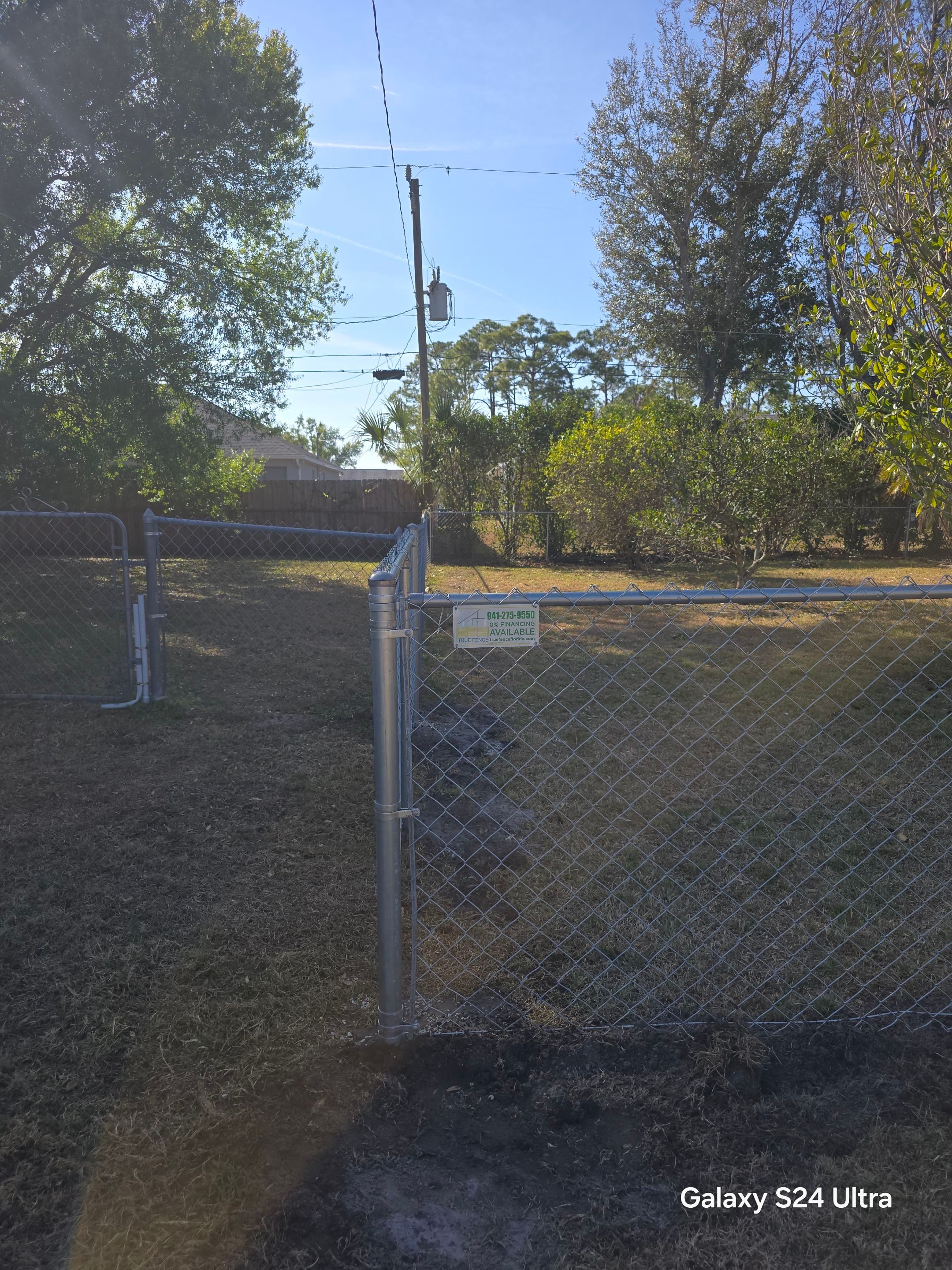 Galvanized Chain Link in North Port by True Fence LLC