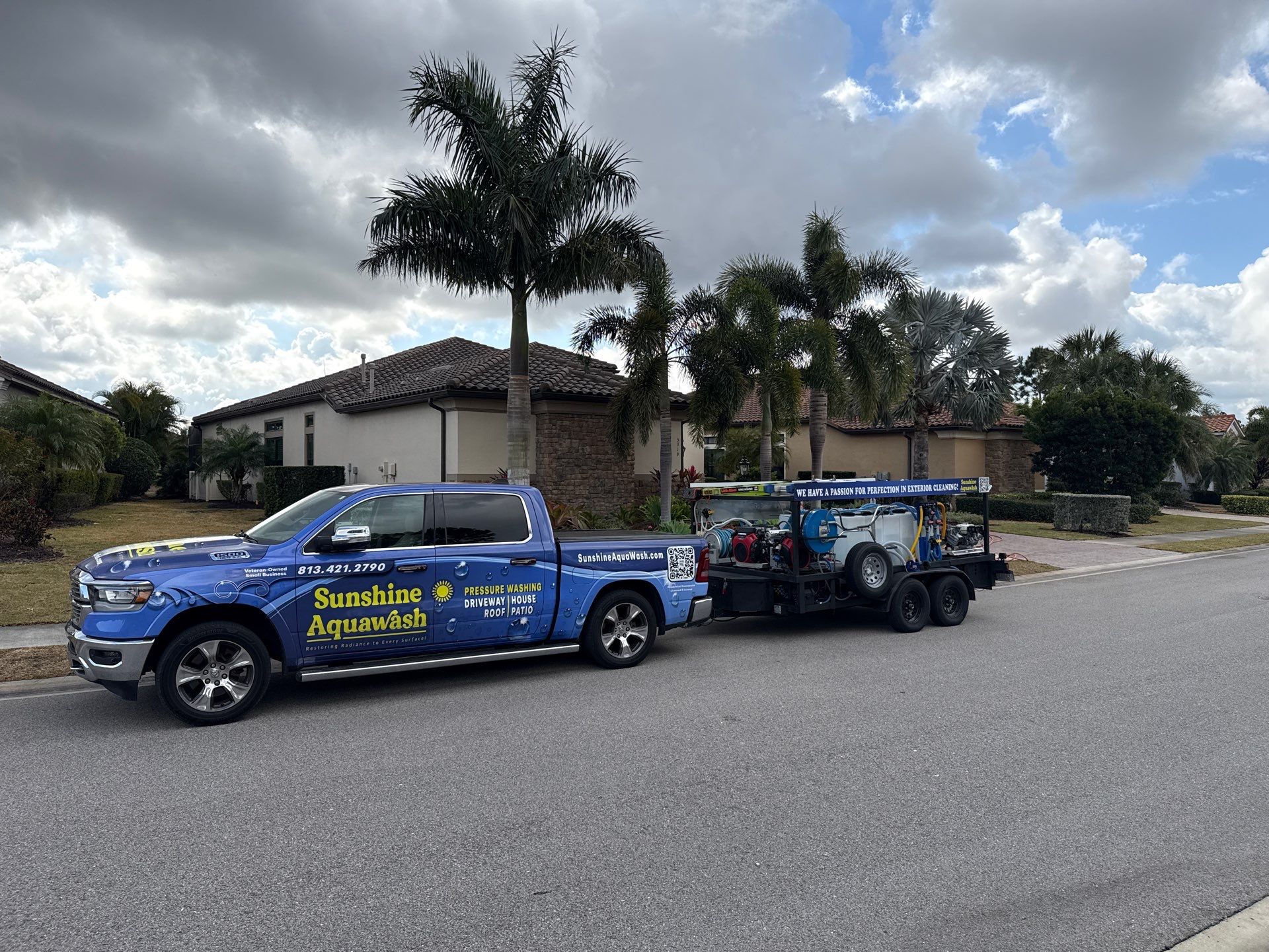 Barrel Tile Roof Cleaning – Lakewood Ranch, FL by Sunshine AquaWash