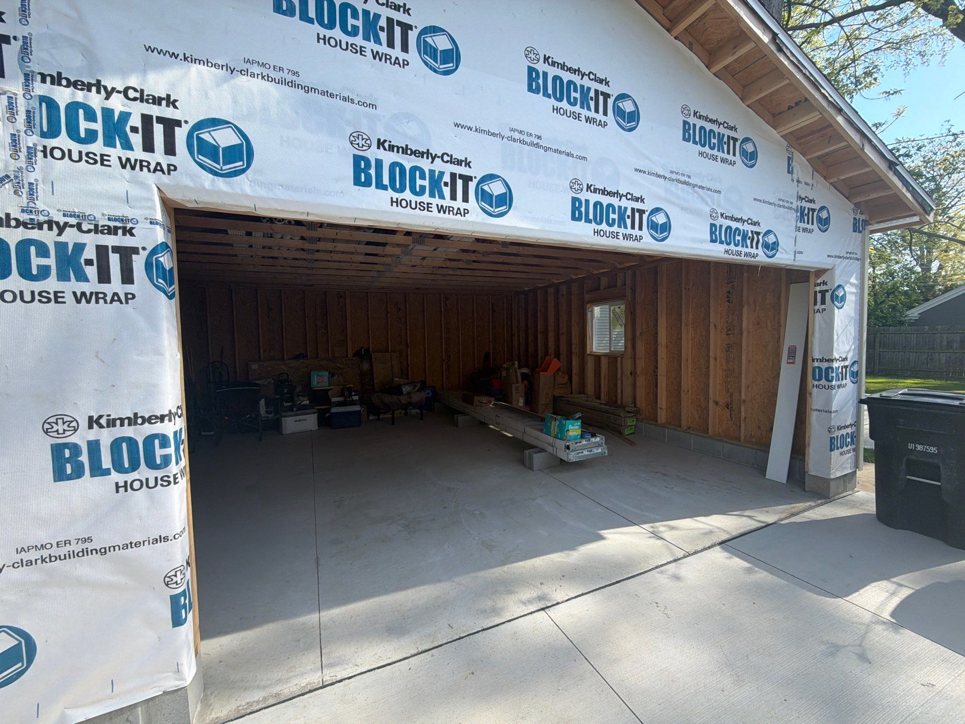 New Construction Garage Door Installation in Elyria OH by Ohio Garage Door Repair