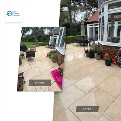 Roof and Patio Cleaning using Honda 15lpm Low Pressure Washing Machine