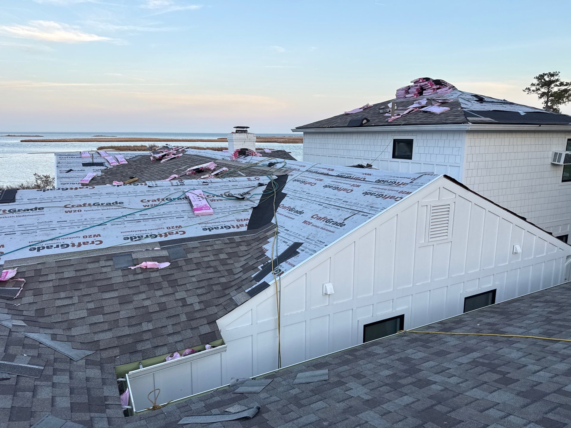 Roof Replacement in White Stone by Cade Construction
