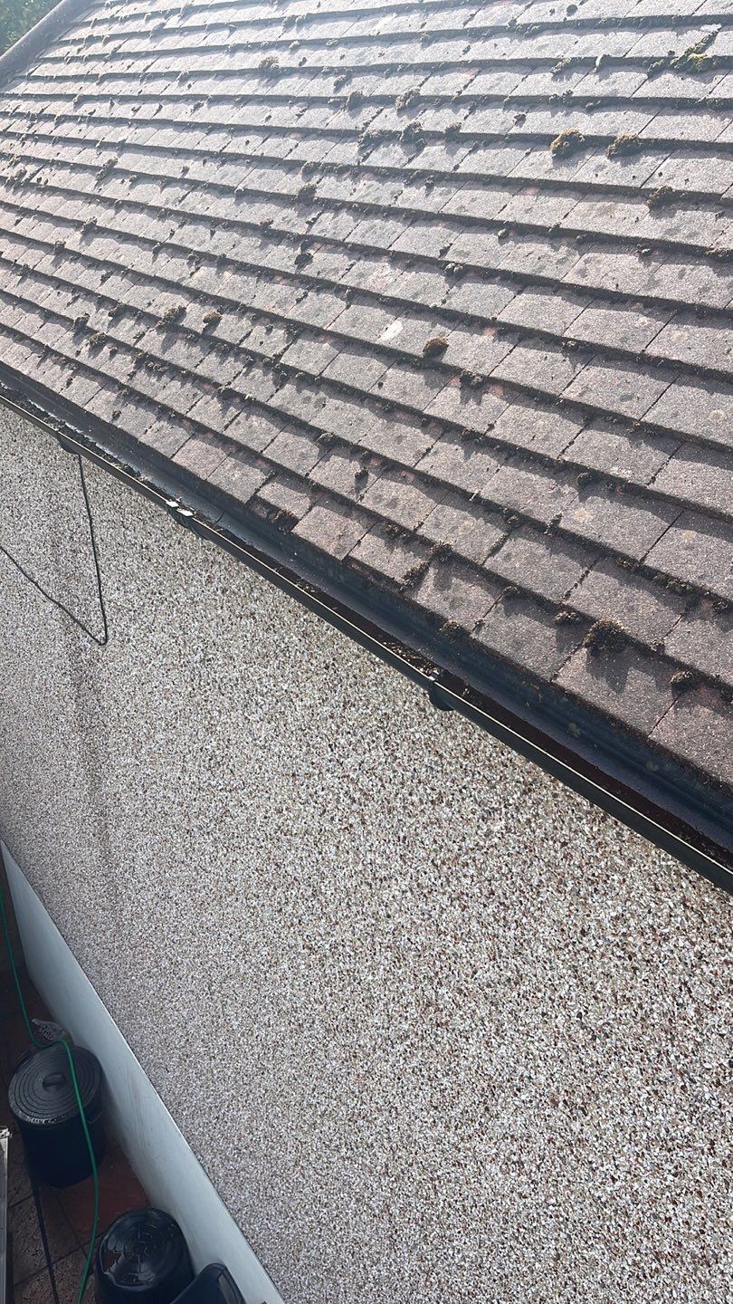 Roof Clean - Biocide Treatment using Honda 15lpm Low Pressure Washing Machine by Ges Exterior Cleaning ltd