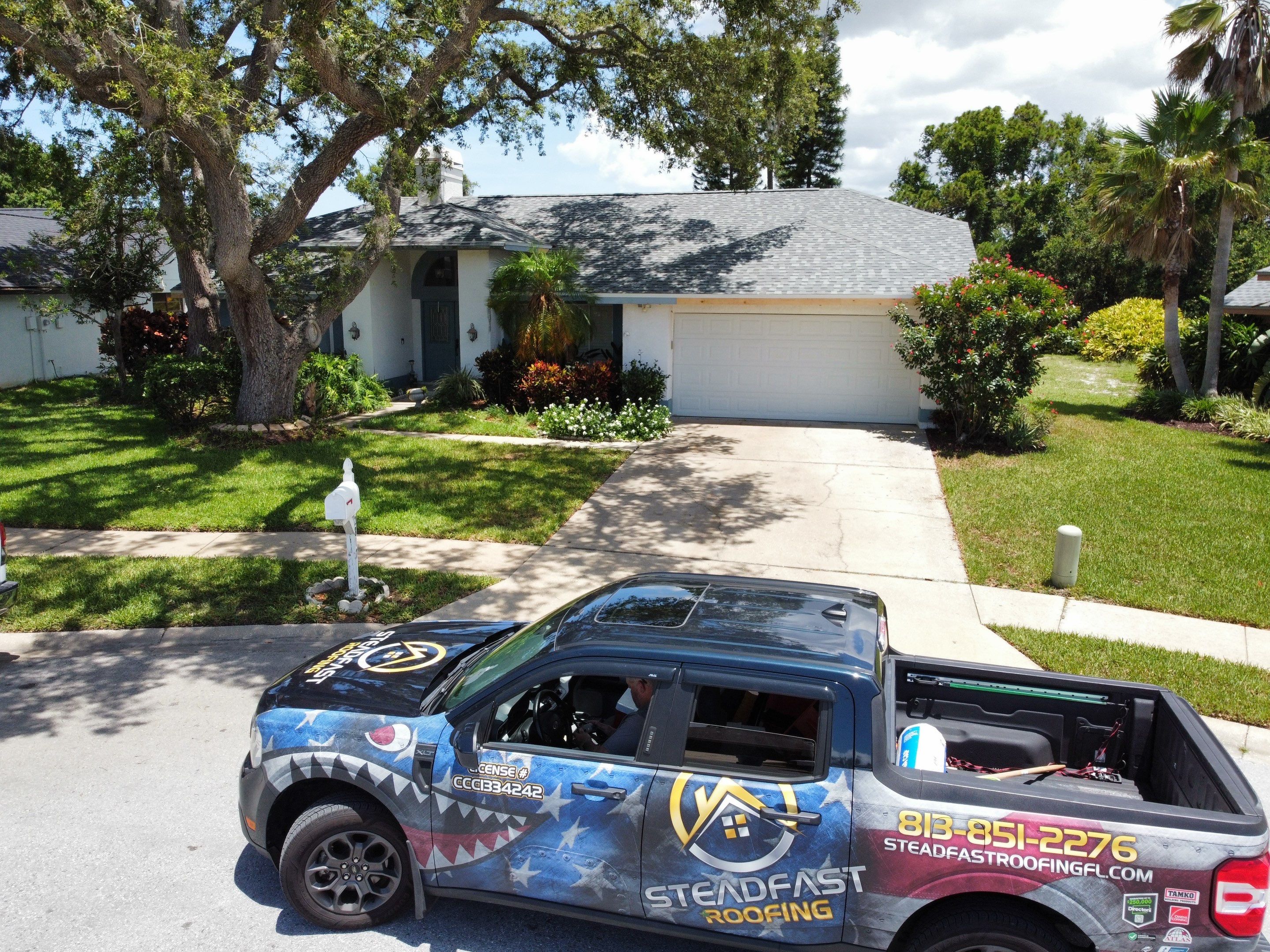 Roof Replacement in Holiday, FL. by Steadfast Roofing