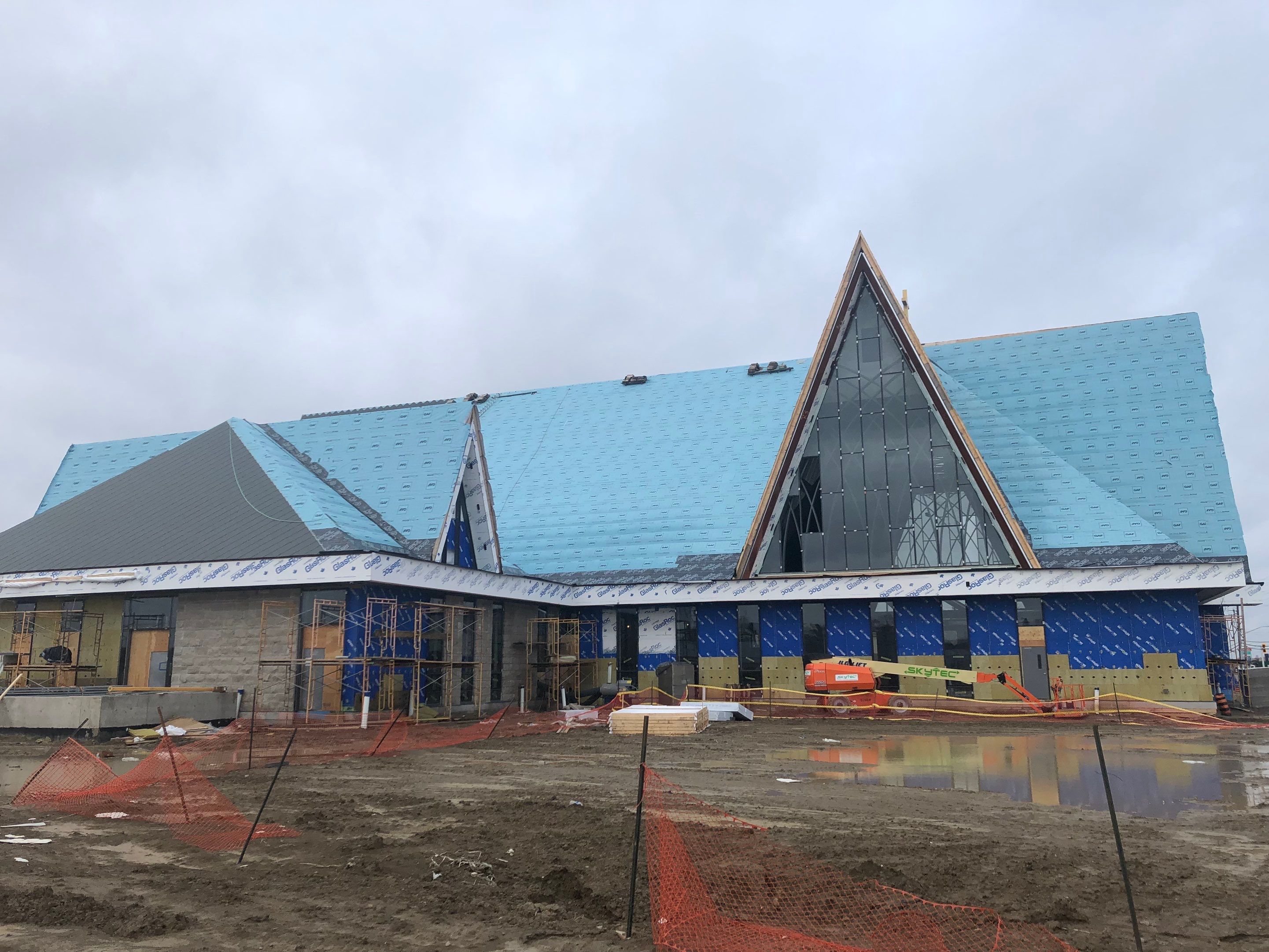 Commercial Roofing Installation using Diamond Tile Metal Shingles , Tpo Flat Roof by Jay Carter Roofing & Sheet Metal
