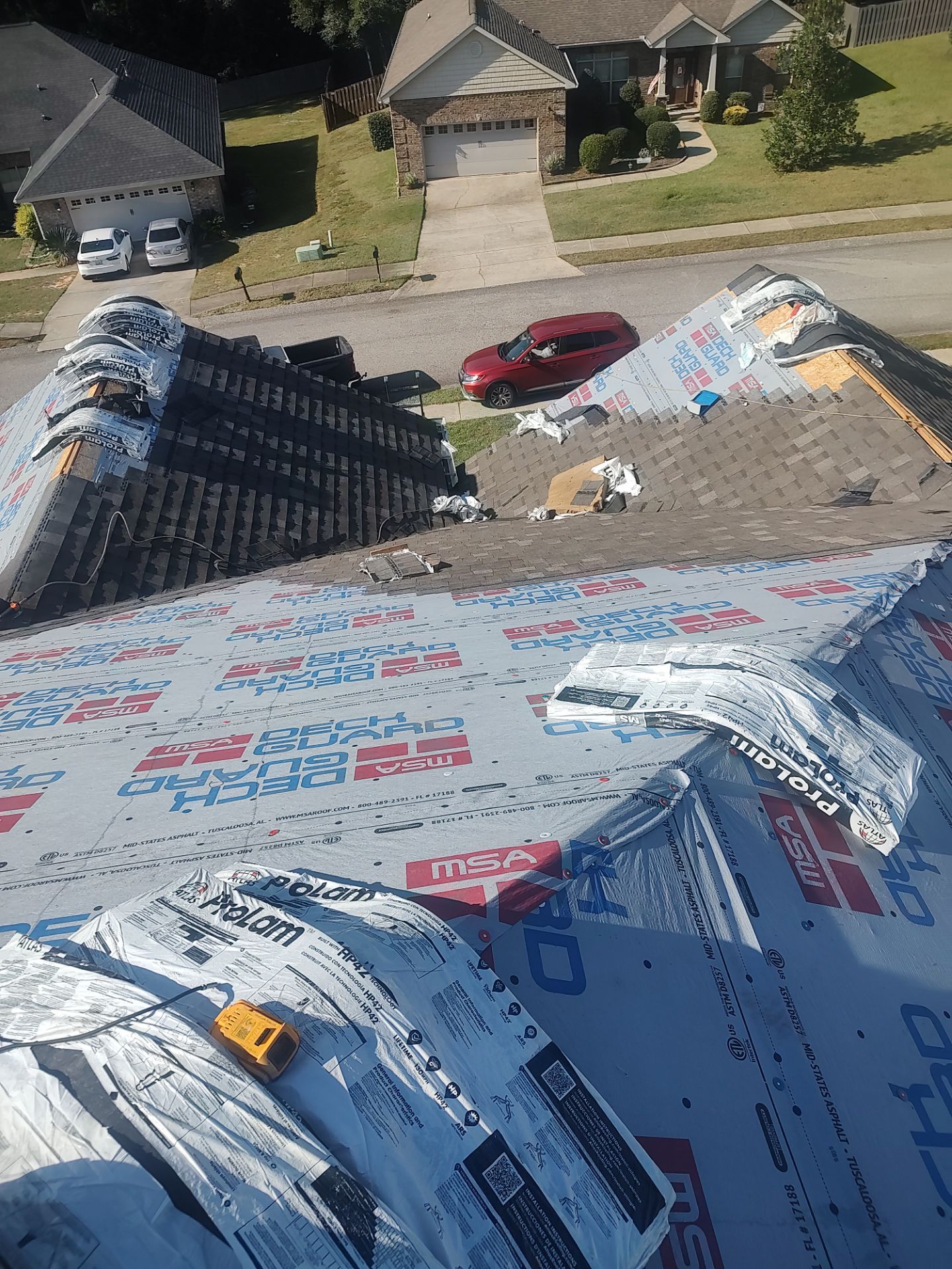 Residential Roof Replacement using ATLAS PROLAM WEATHER WOOD by Elite Roofing LLC