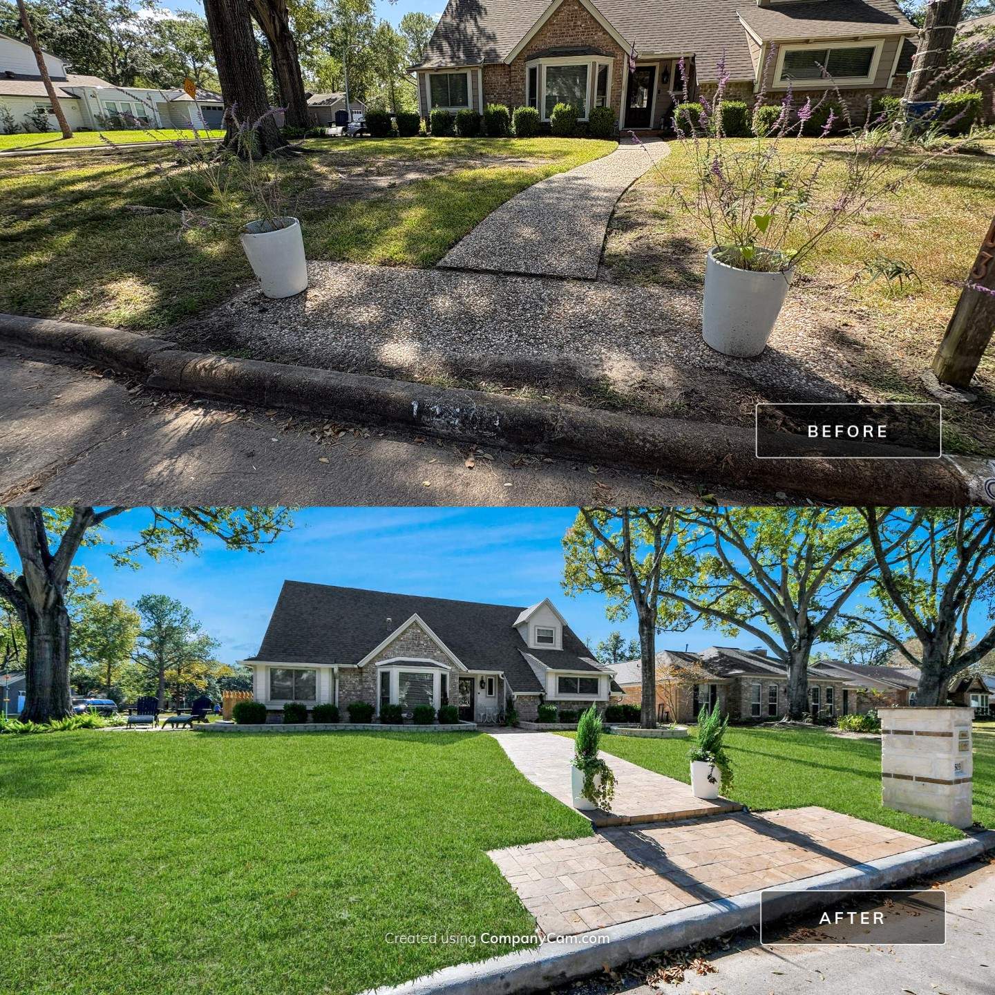 Exterior Home Makeover — Designed to Last by Texas Urban Elements