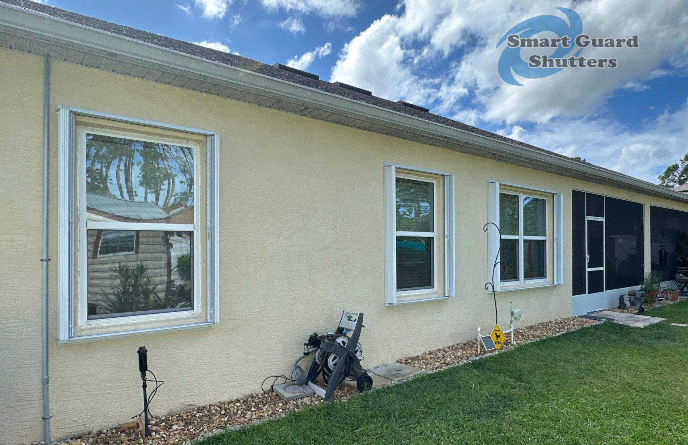 Accordions in White by Smart Guard Shutters