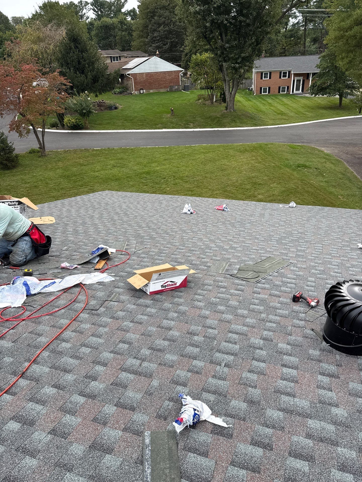 Residential Roofing Installation using GAF Timberline HDZ by Matter Roofing & Construction