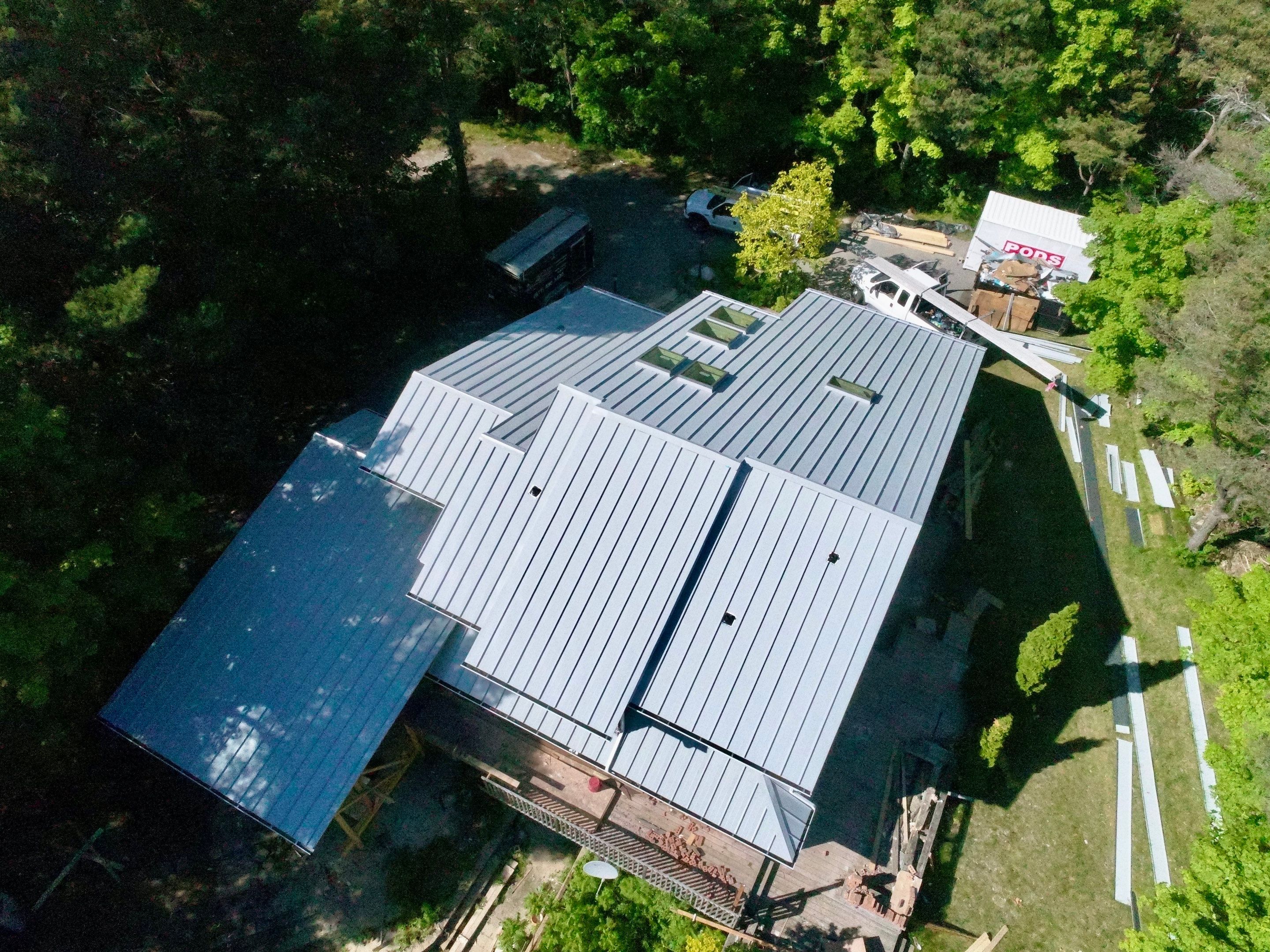 Metal work using exposed fastener by Jay Carter Roofing & Sheet Metal