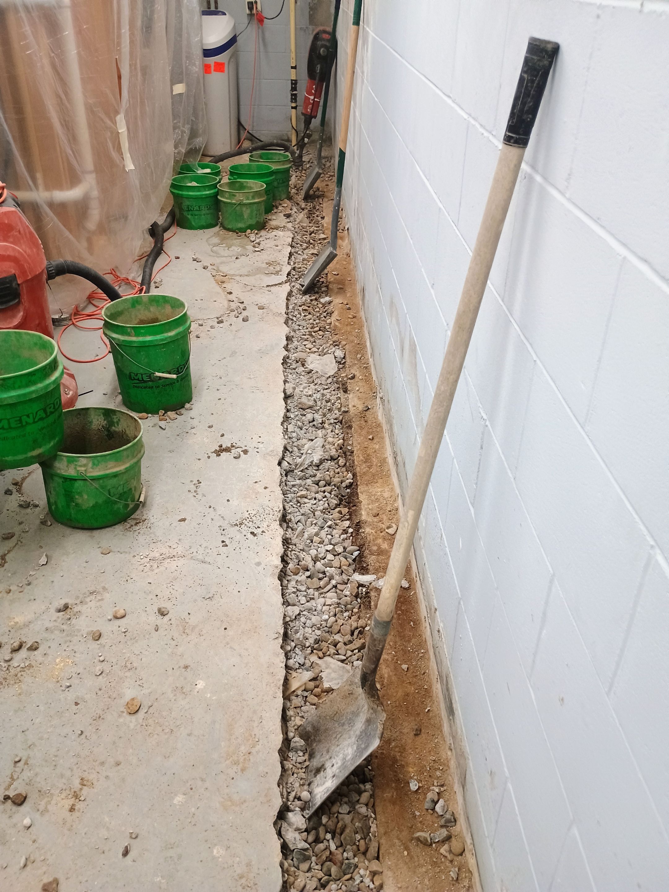Depressurizing Denny's Basement Wall by Waterproofing Northeast