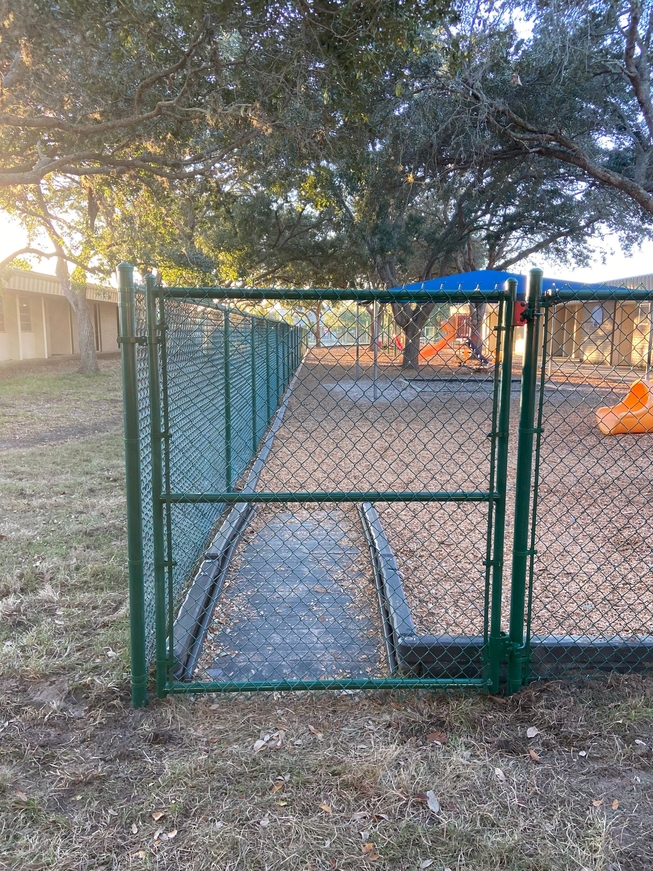 Bradenton, Florida 6 ft. Tall Green Chain-link Fence by Asap fence and gates, LLC