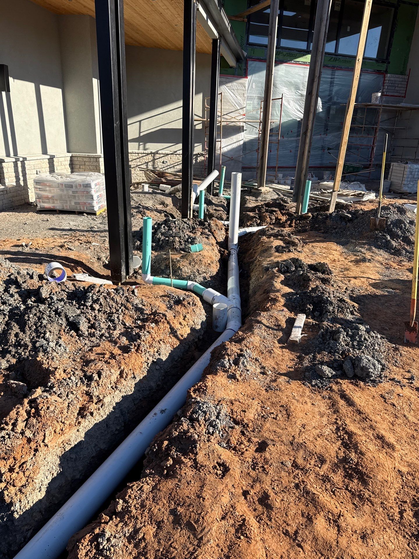 Project in Bixby, OK New construction  by BA Lawns and Landscaping LLC 