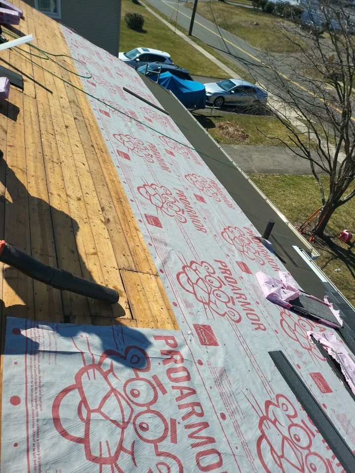Residential Roofing Installation using Owens Corning TruDefinition Onyx Black by A Plus Exterior