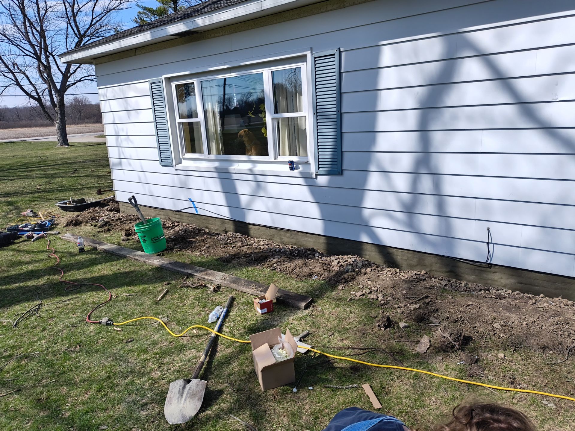 Helical Piers & Parge Coating by Toledo Basement Repair 