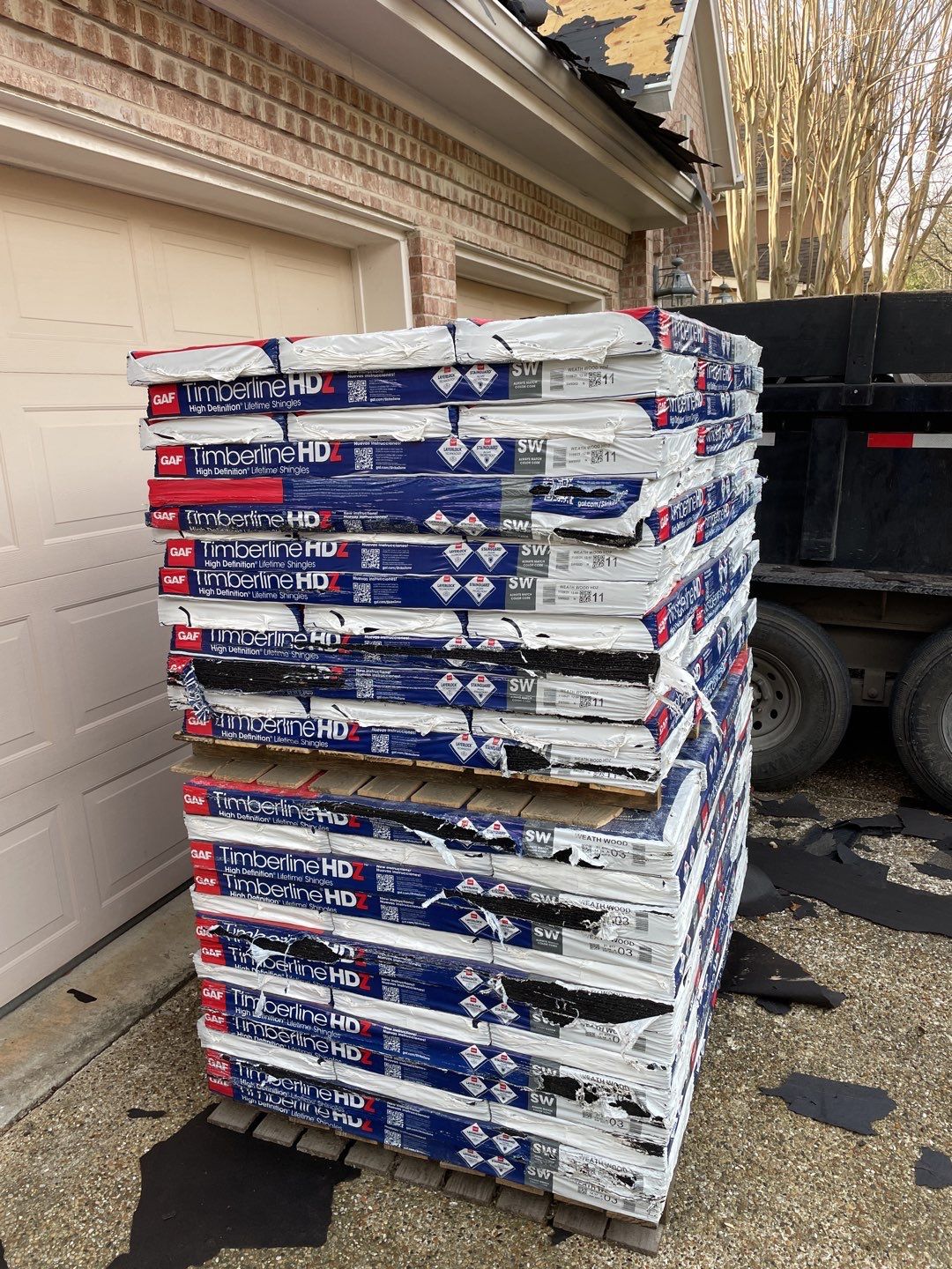 Roof Replacement using GAF HDZ Shingles in Dallas, TX by Roof Experts