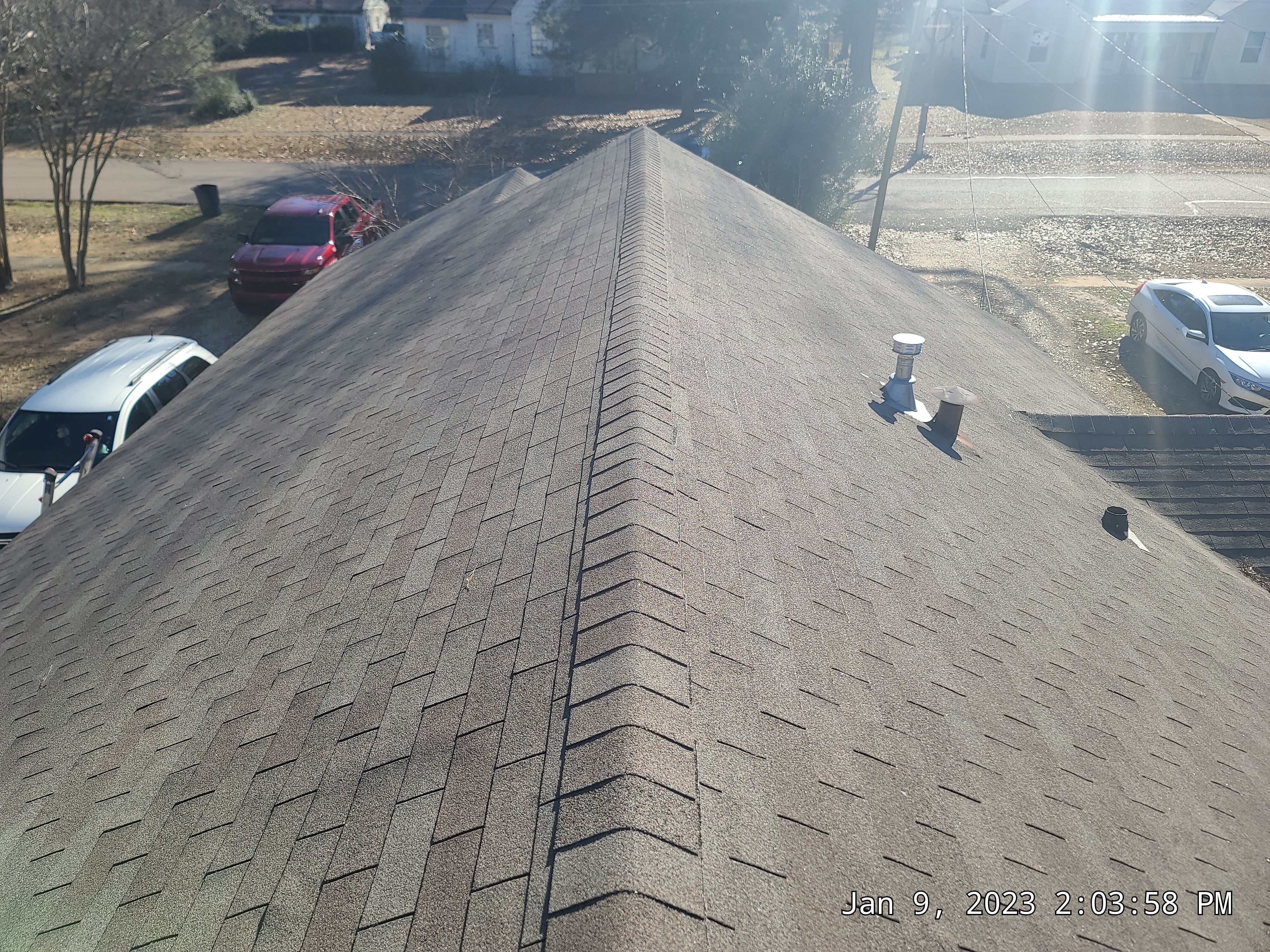 Residential Roofing Installation using 29 gauge metal by Hostetler Roofing
