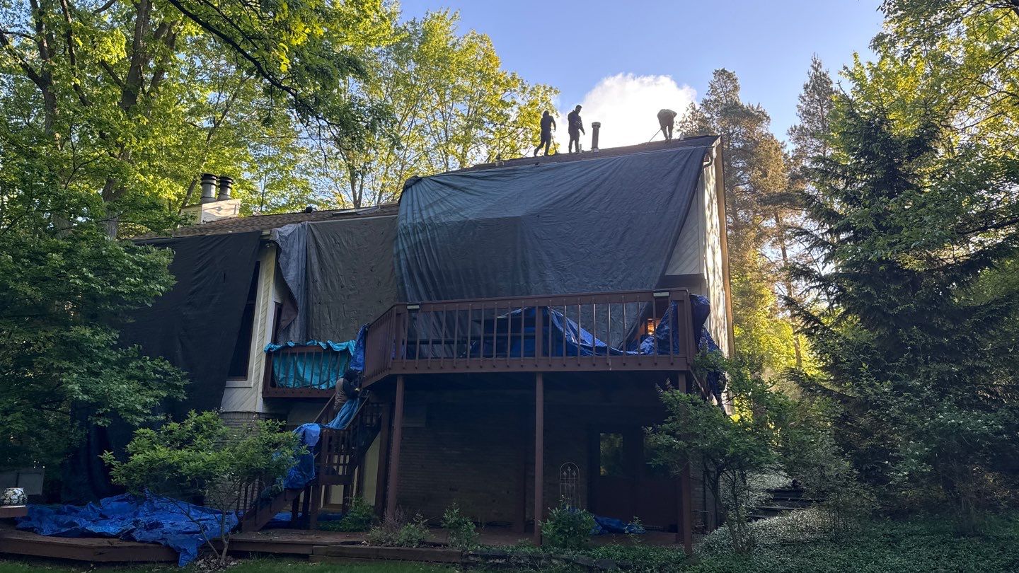 Roof Replacement using Owens Corning Desert Rose by 180 Contractors