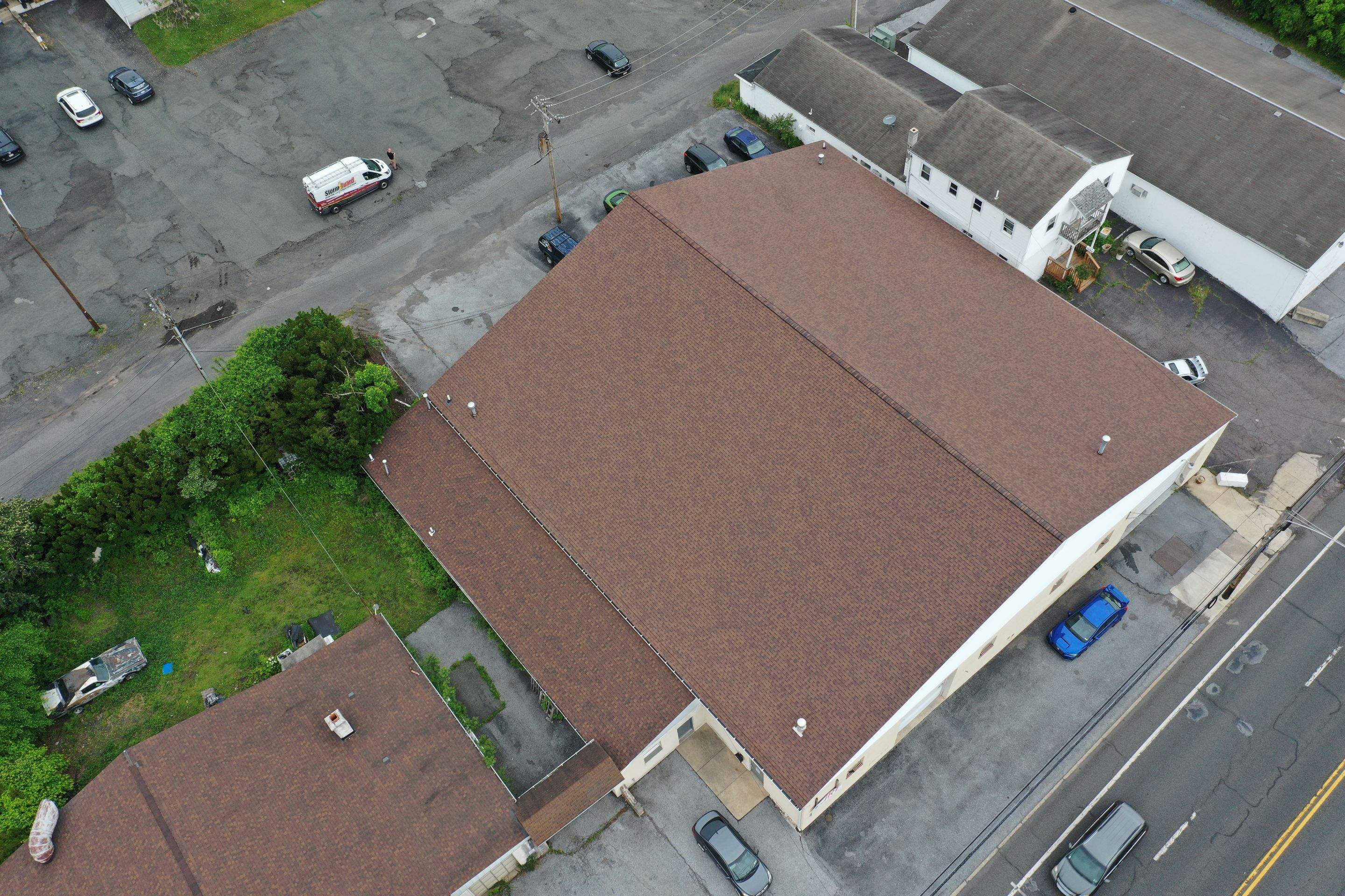 Roofing Installation using CertainTeed Landmark - Burnt Sienna by Storm Guard of Ches-Mont PA