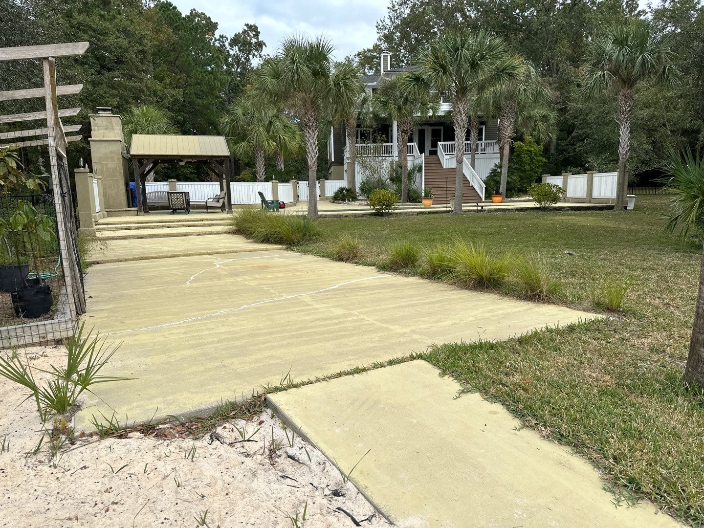 Concrete Pool deck with AcryFin by DuraSeal