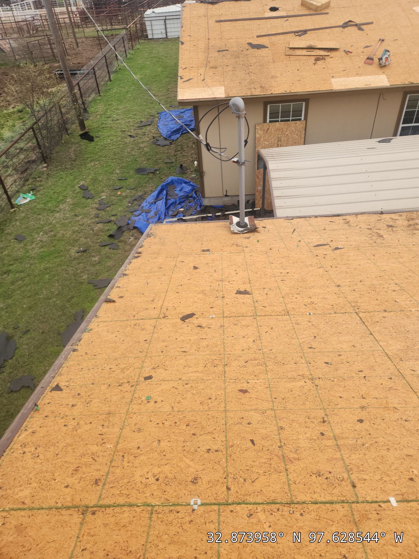 Project in Weatherford by Lonestar Roofing and Restoration LLC.