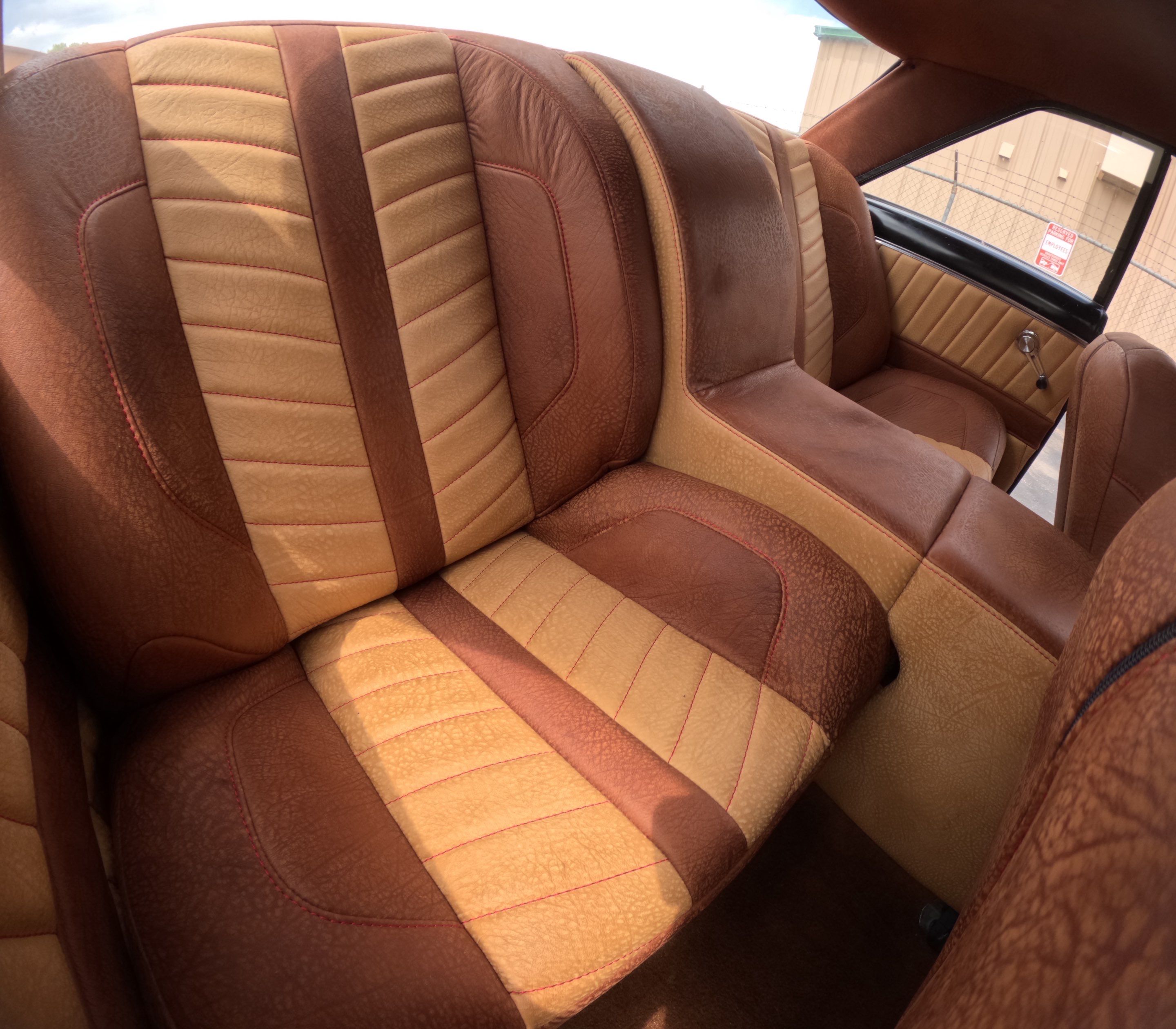 1963 Nova SS Custom Leather Interior  by Rocky Mountain Upholstery Co