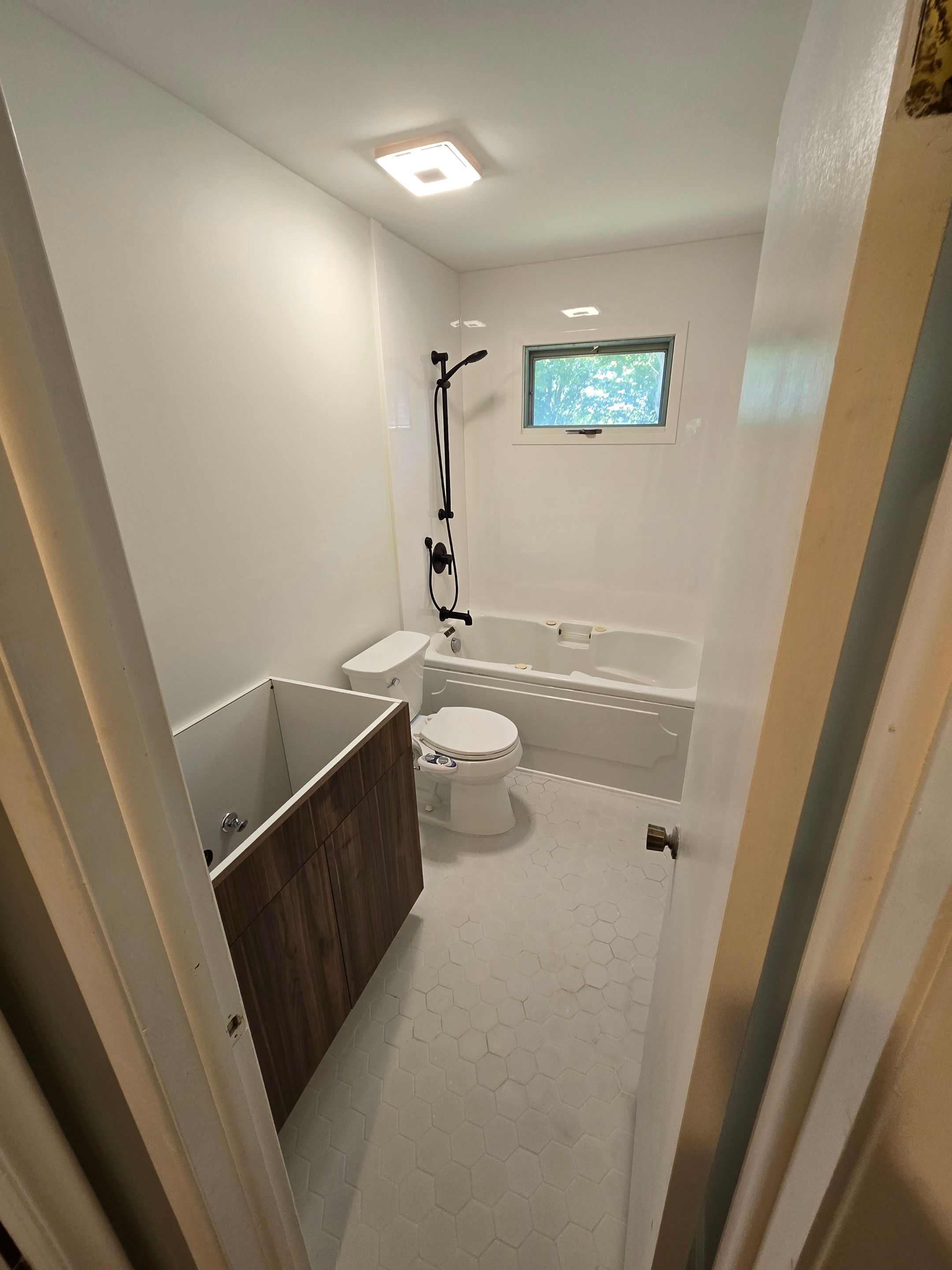 Bathroom Remodel using Onyx by The Shower Company