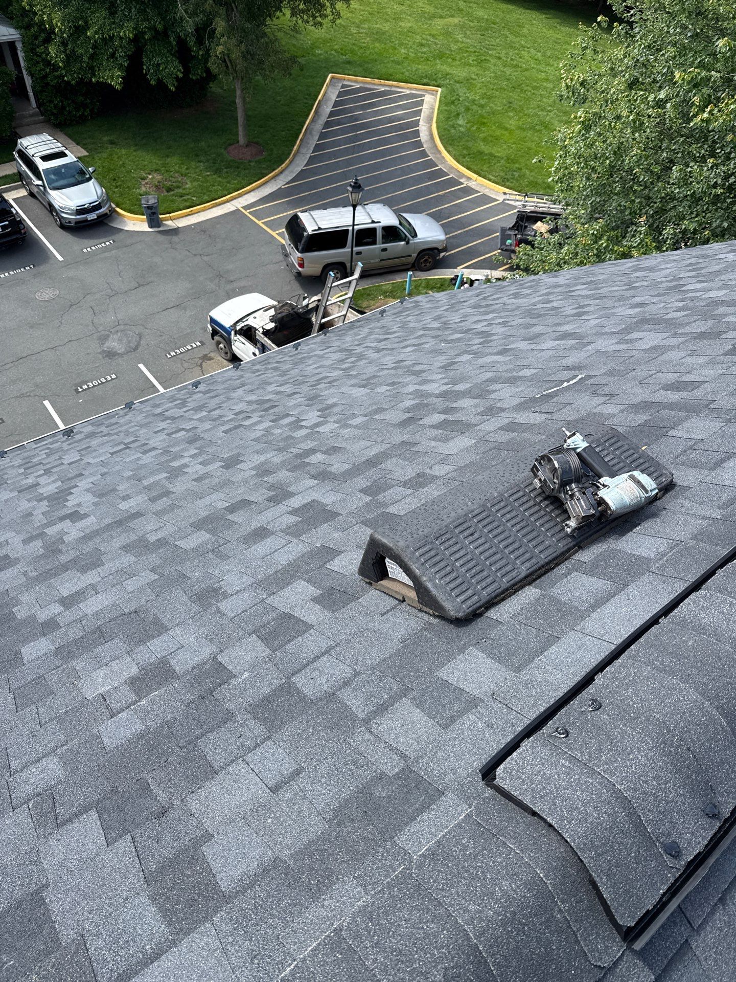 Reston Roof Replacement with CertainTeed Landmark PRO in Max Def Moire Black by RM Banning, Inc.