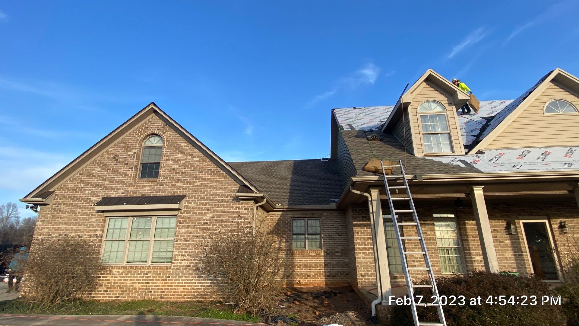 GAF Weathered Wood and Custom Copper by Just In Time Roofing and Restoration