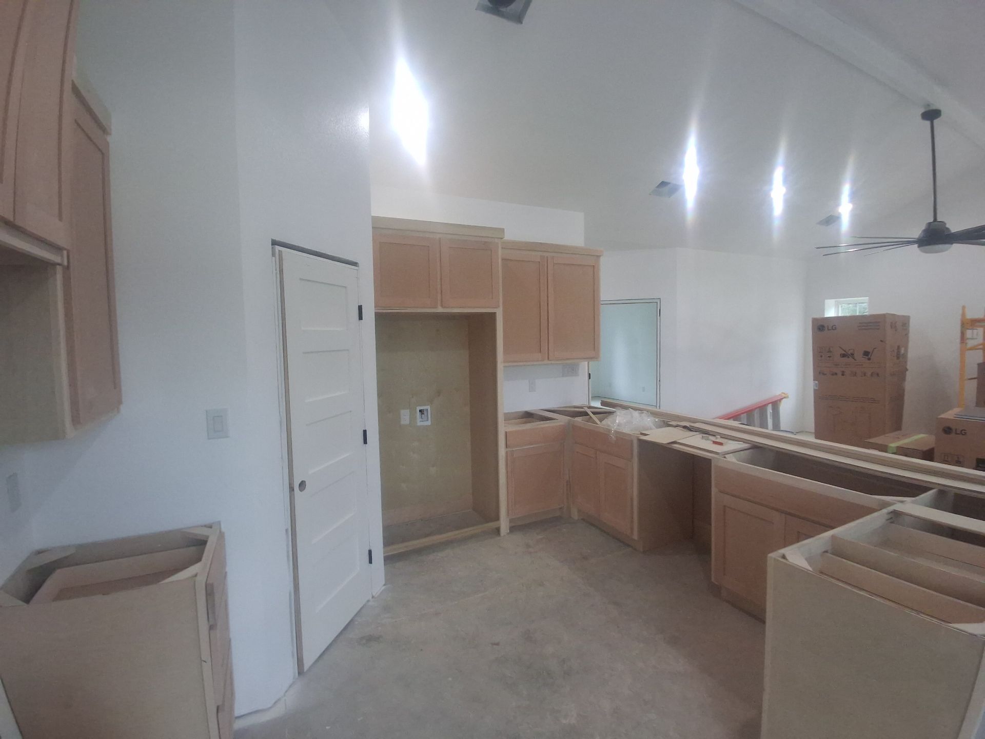 Sage Green Cabinet Transformation in Brownsboro, TX! by Quality Coats Painting