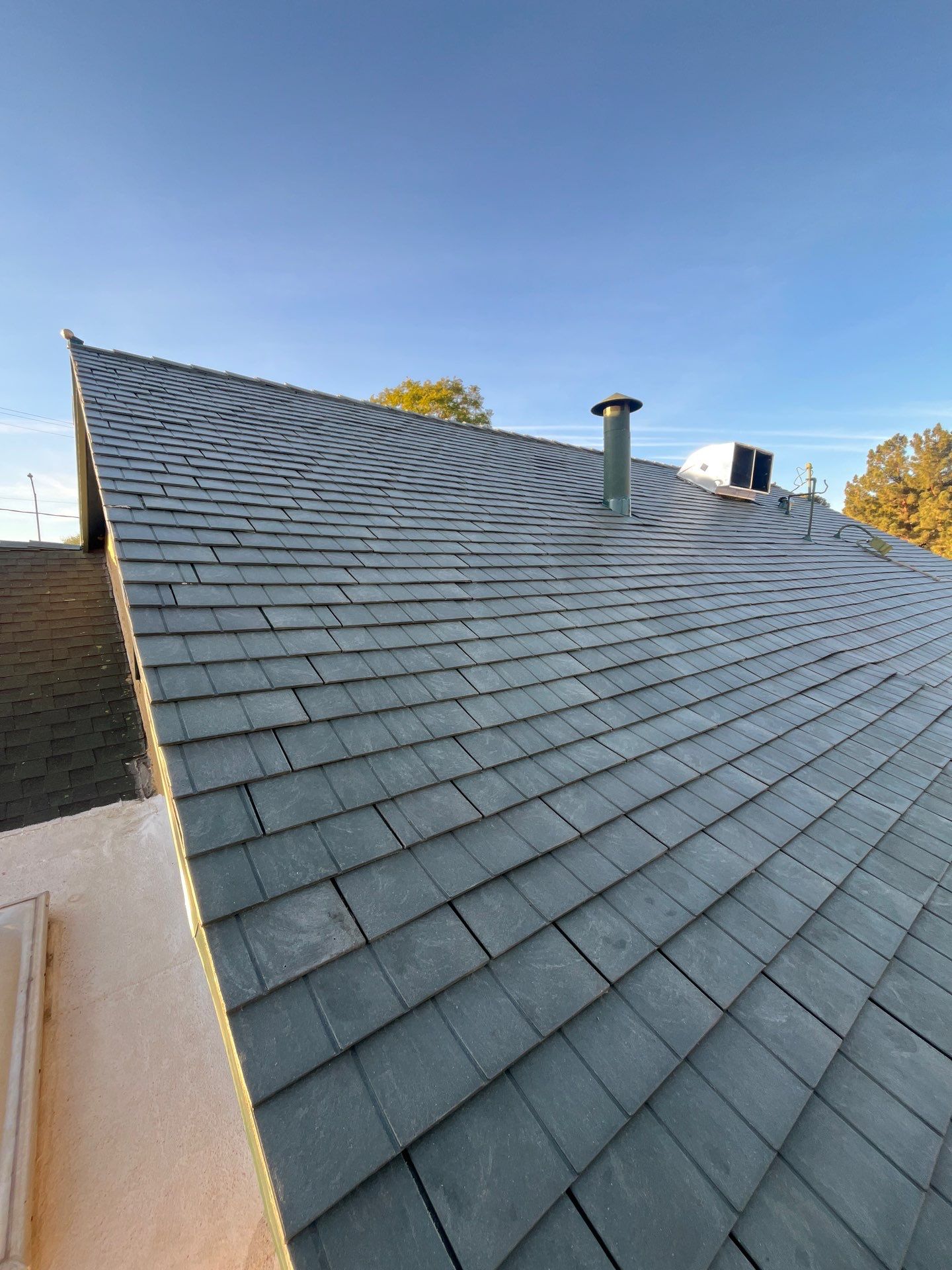 Slate Grey Enviroshake Tile by Reimagine Roofing