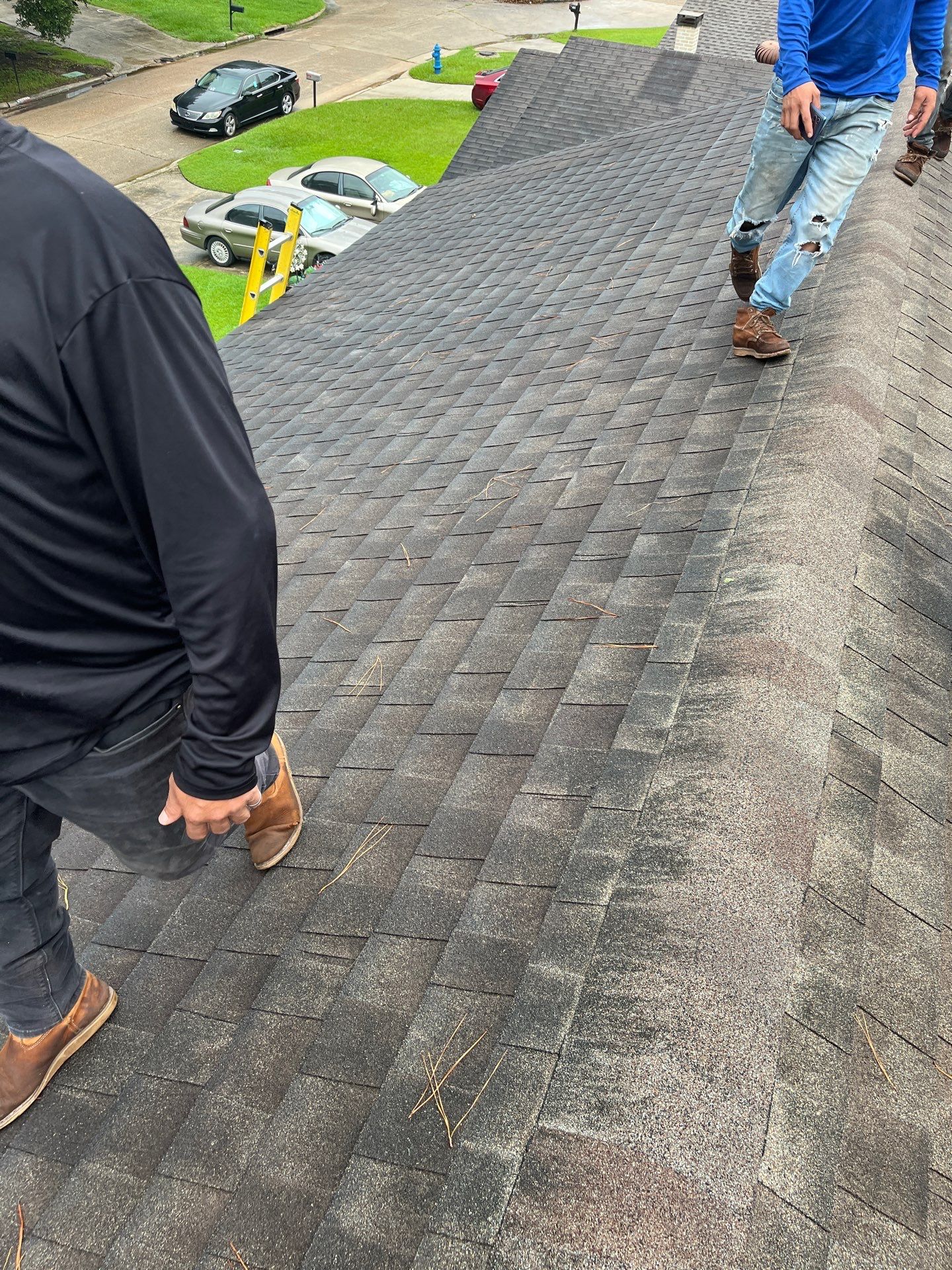 Hail Damage using Owen's Corning Duration (Lifetime) Shingles by Roof Repair Company