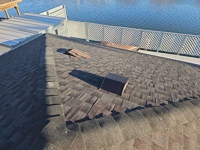 Residential Roofing Installation using GAF HDZ Charcoal