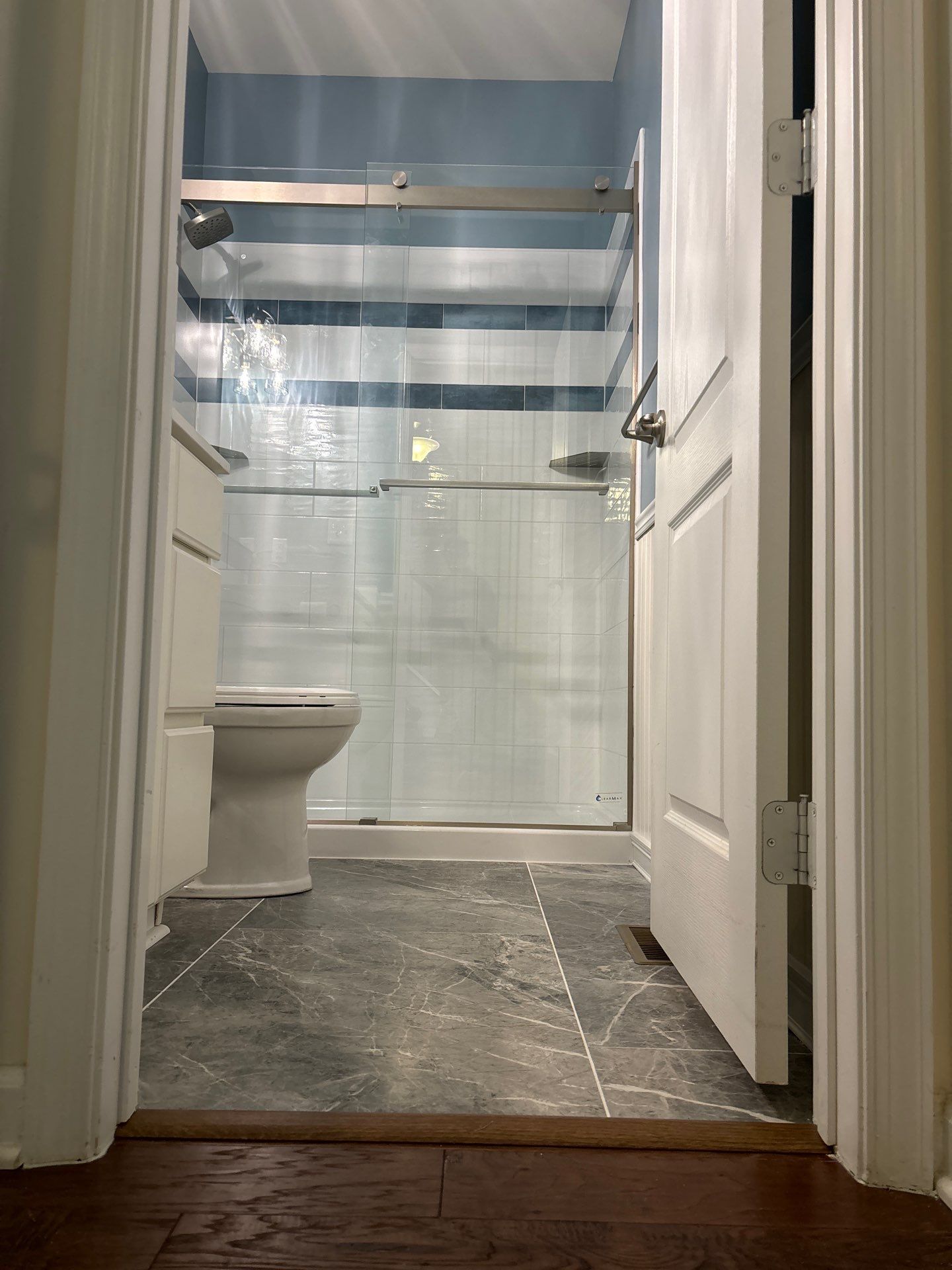 Bathroom Remodel using Sherwin Williams Duration Satin finish by Laser Focused Solutions LLC