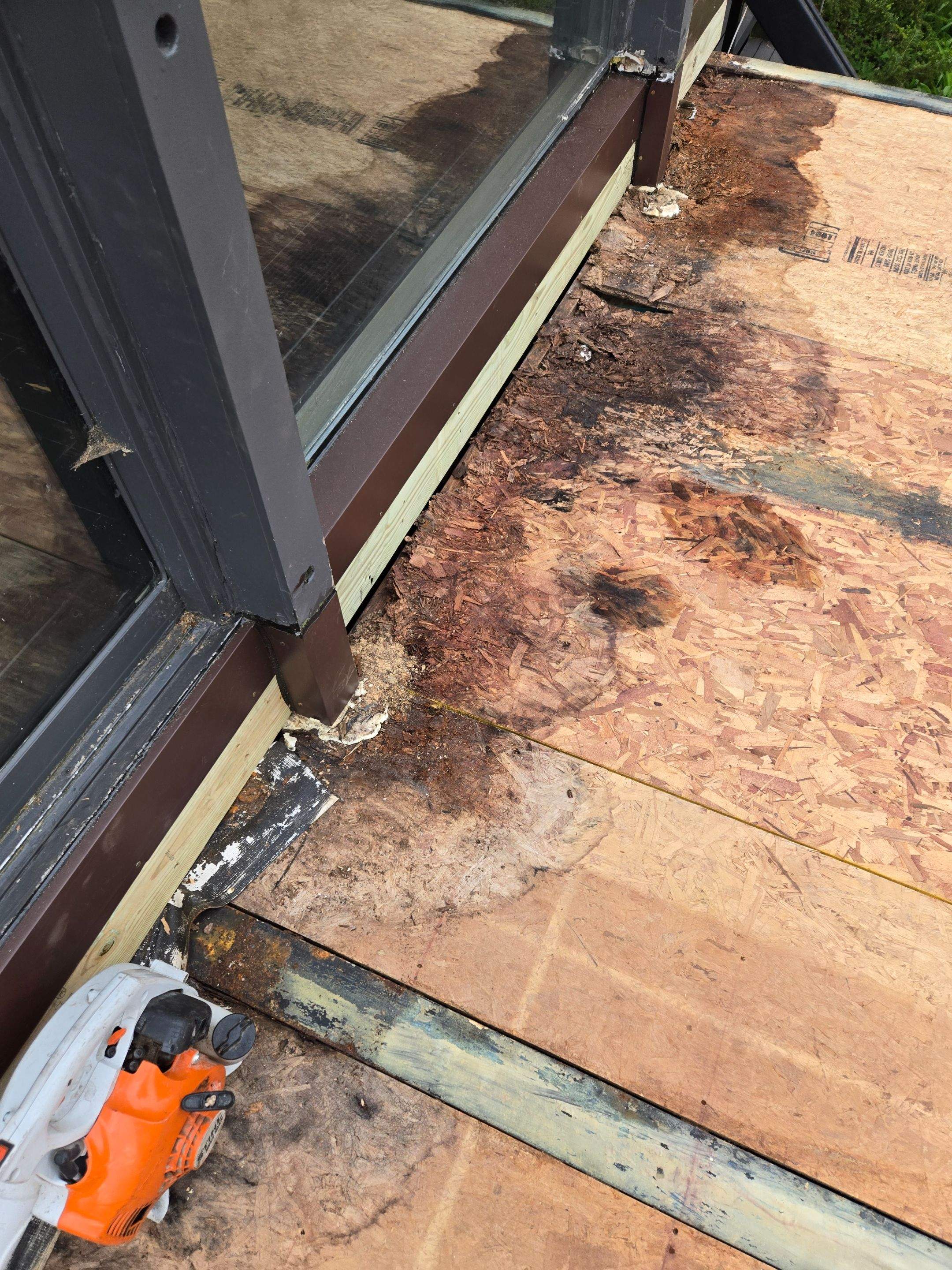 Residential Flat Roof Reconstruction & Substrate Repair by Level Up Roofing and Restoration Services LLC