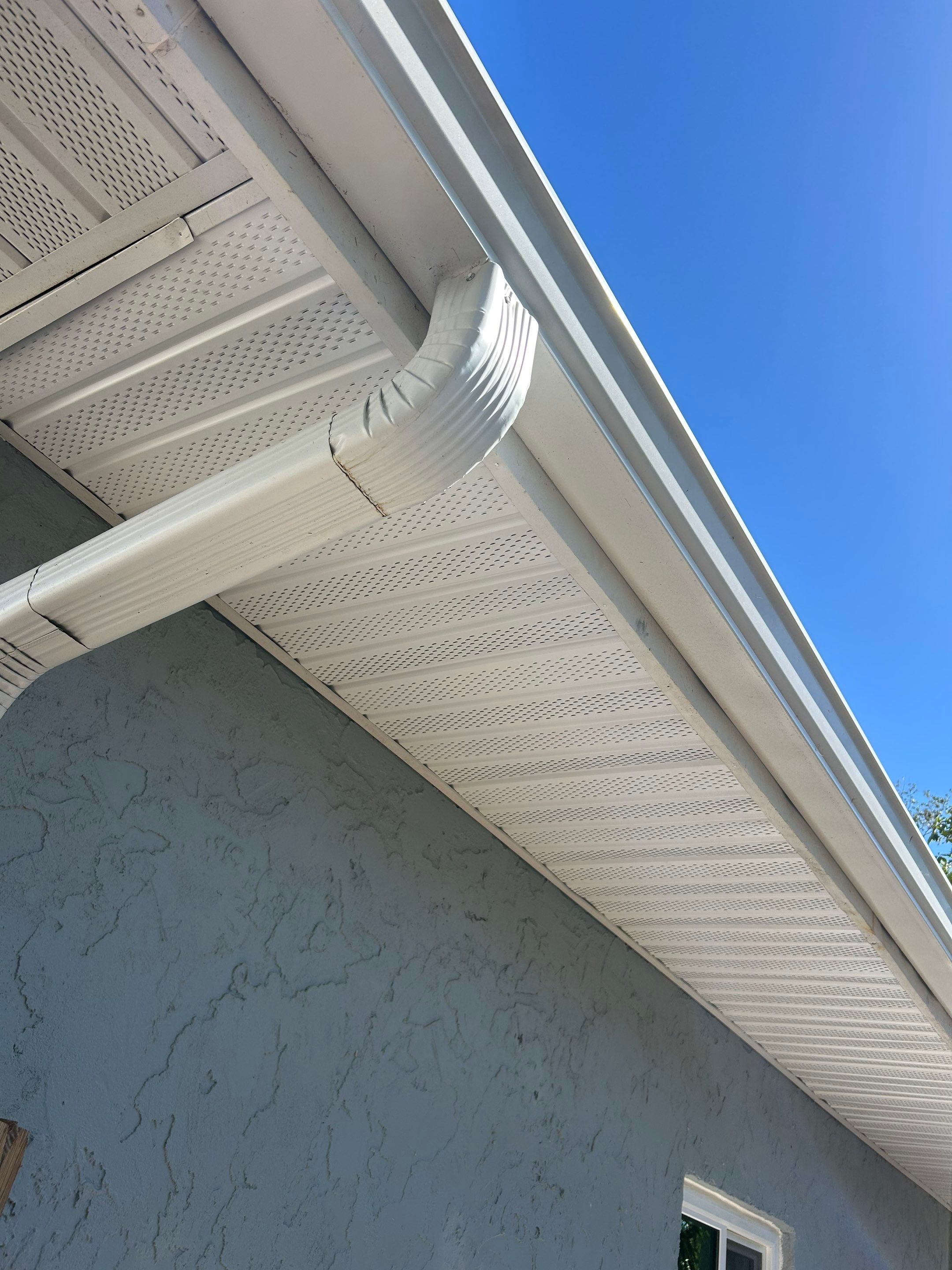 New Metal Soffit and Fascia in Siesta Key FL by Gutter Professors