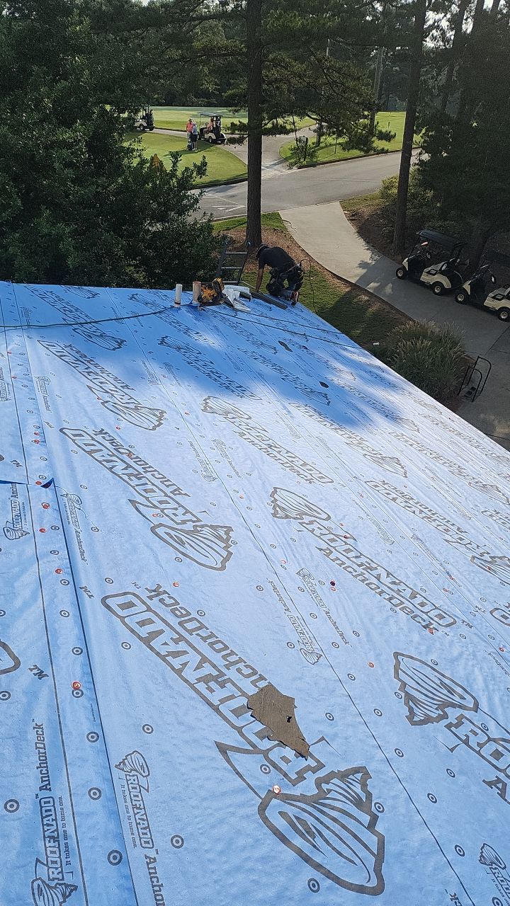 Country Club Roofing Installation by Reset Roofing
