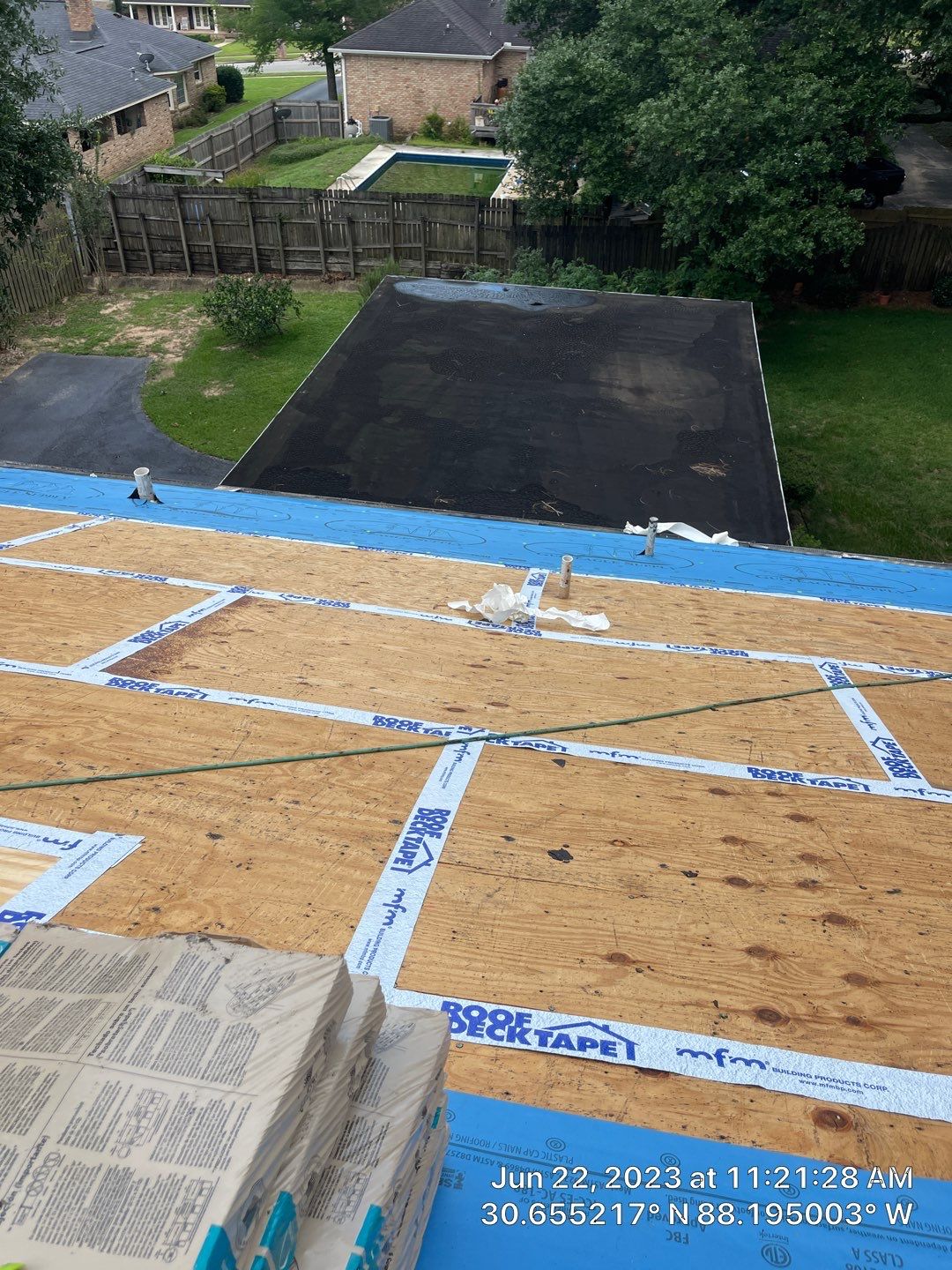 Residential Roofing Installation using Roof Replacement by American Roofing & Construction LLC