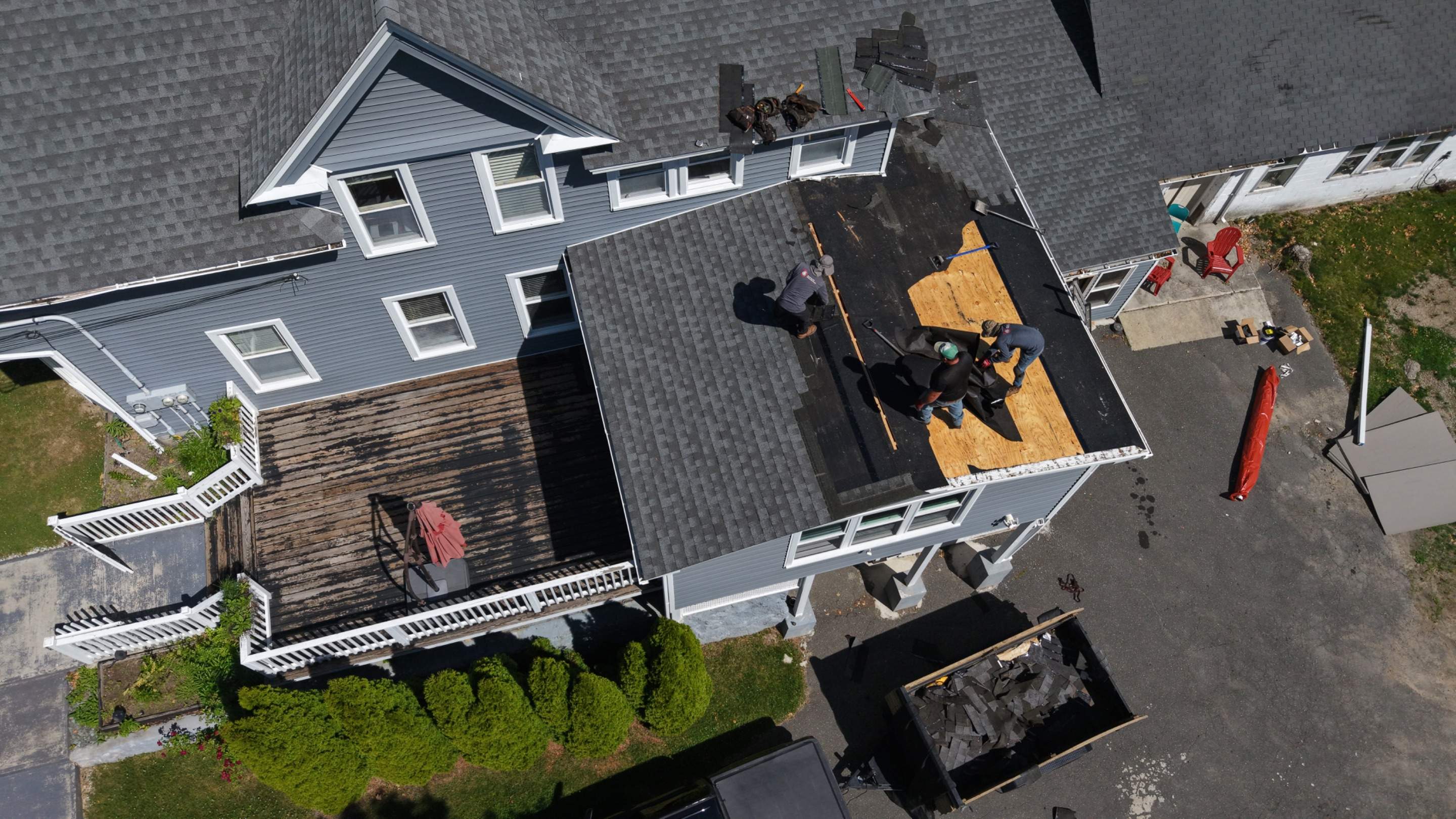 From Shingles to EPDM — Methuen Flat Roof Conversion by JOHNNYS PRO