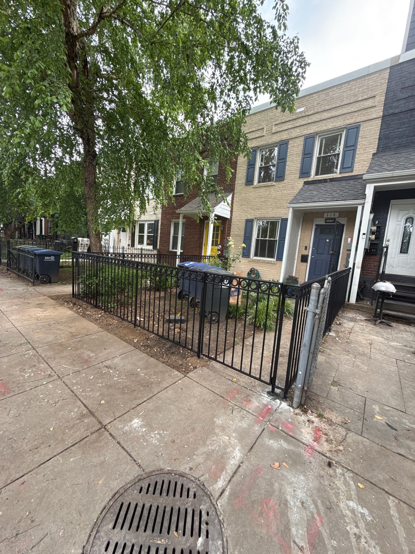 Custom Iron Fencing & Pet-Safe Gate Installation in Washington, DC. by Capitol Iron Works