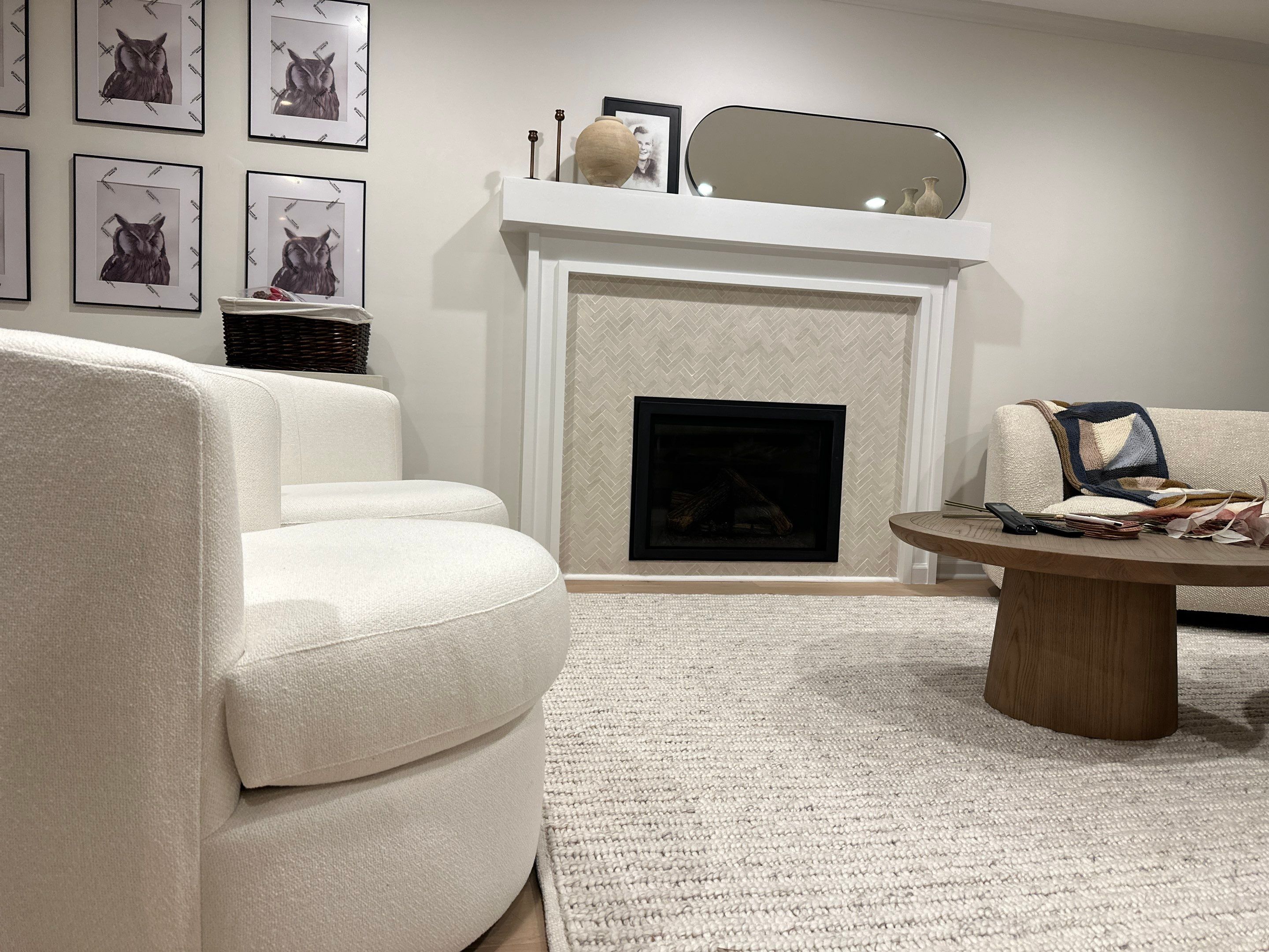 Family Room Remodel using Benjamin Moore by Home Concepts Construction