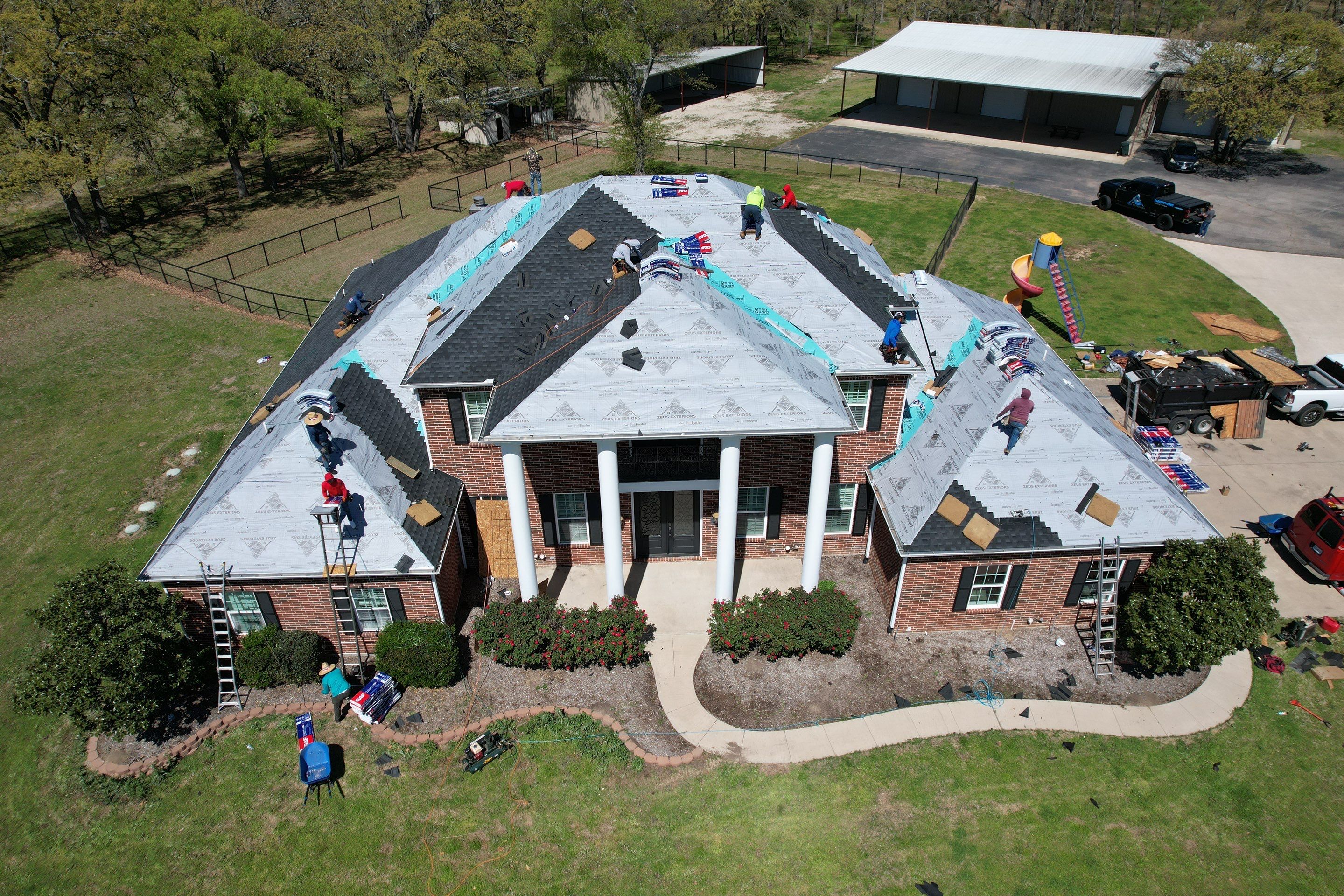 Project in Caddo Mills  by Zeus Exteriors