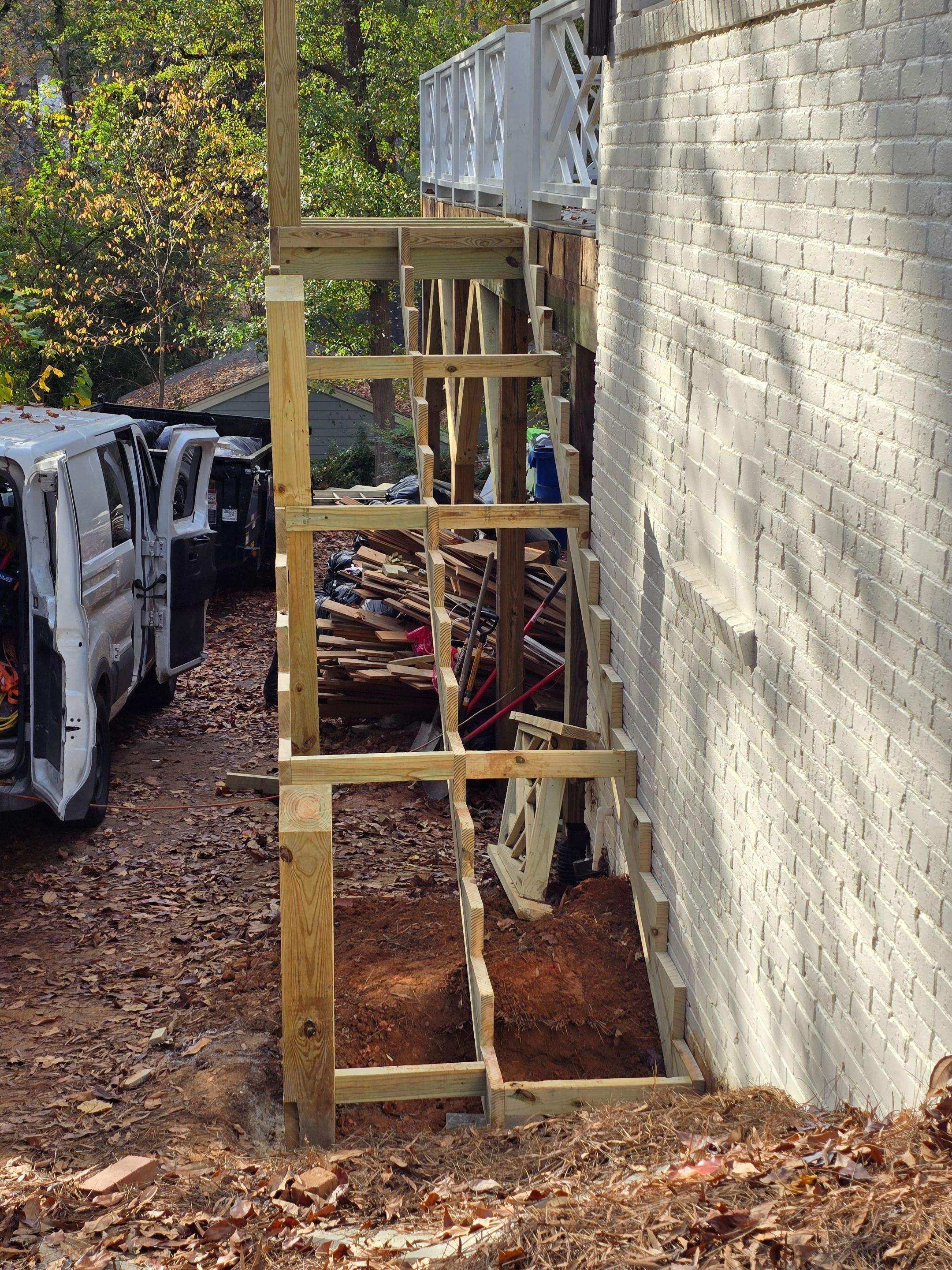 Custom Railings, Deck Support Installation, and Professional Deck Painting by Billy Weatherspoon Contractor