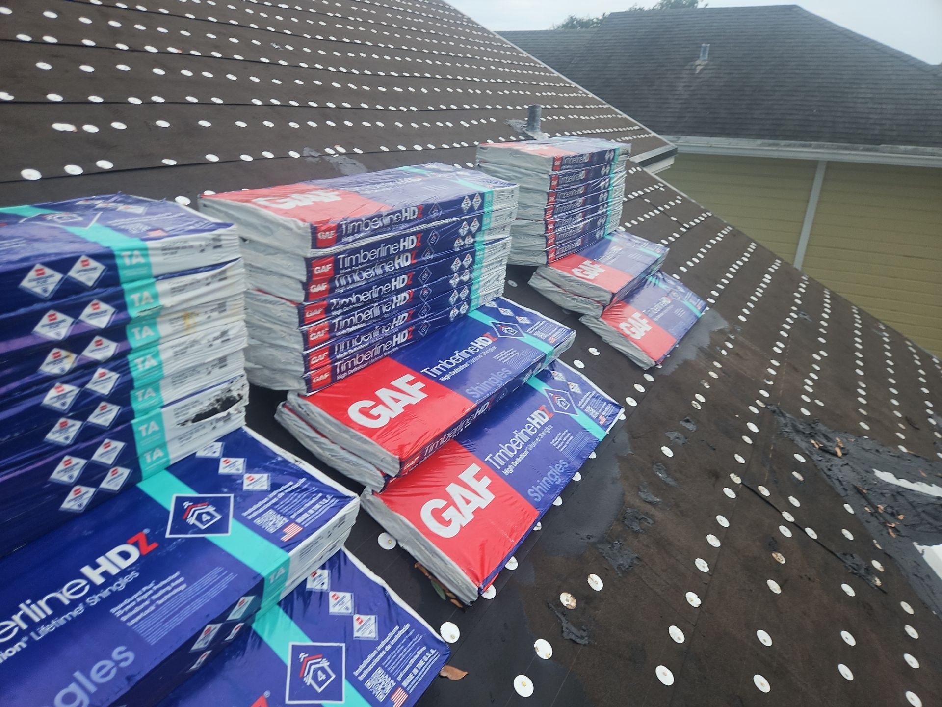 Residential Roofing Installation using GAF by BLUES BROTHERS ROOFING