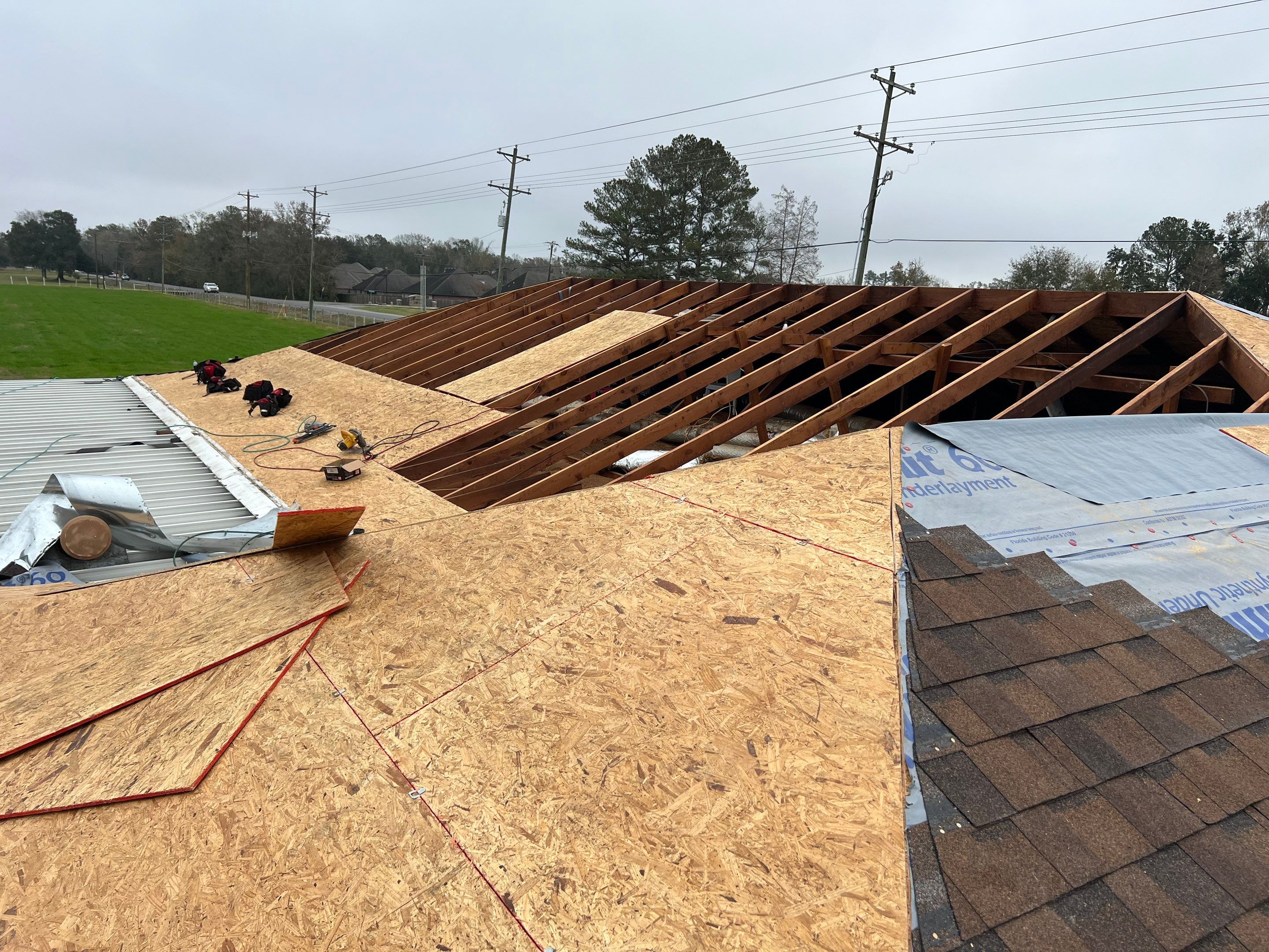 Residential Roof and Deck Replacement. by Top Team Construction