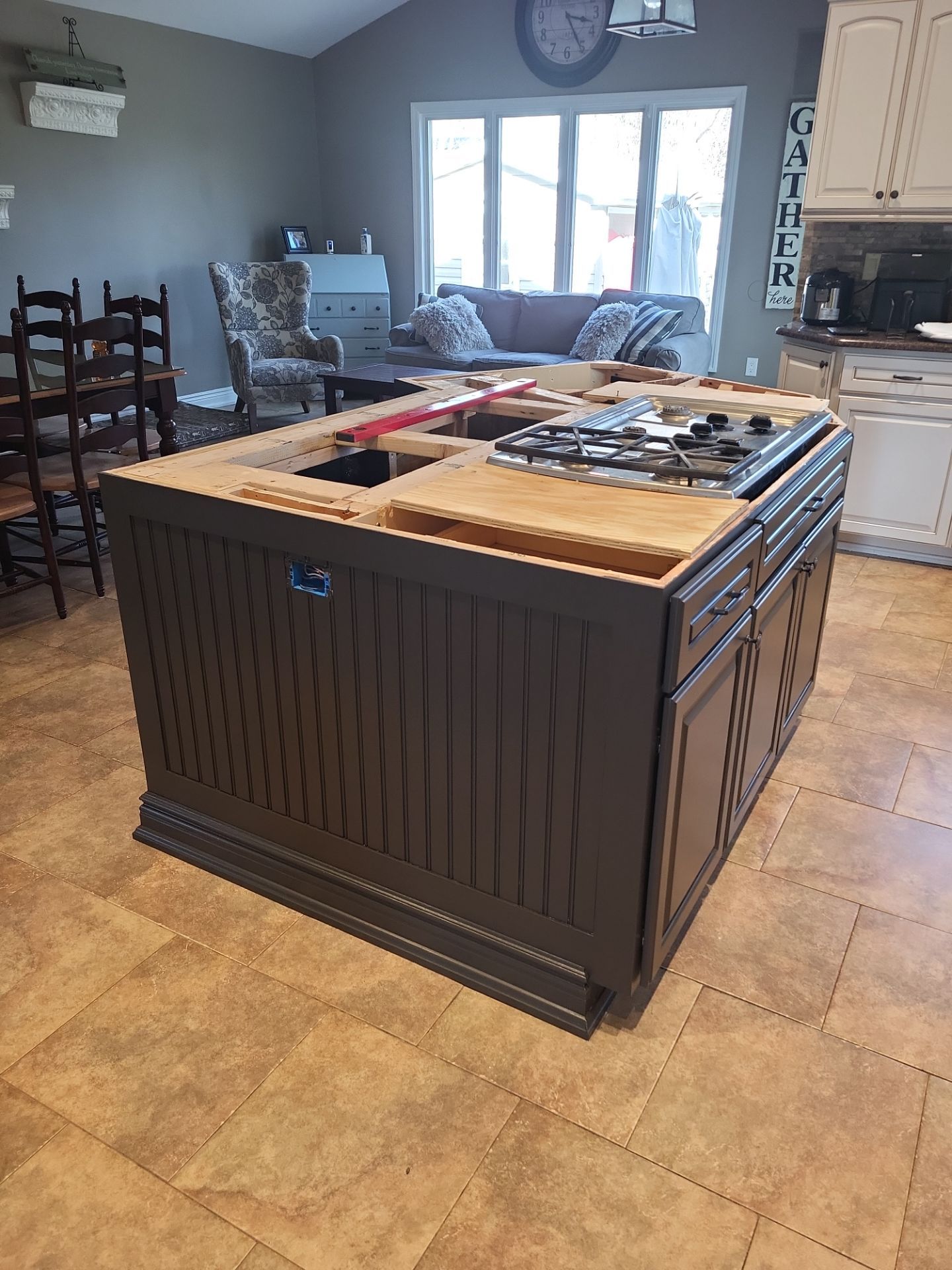 Custom Island Remodel by Spectrum Painting, LLC