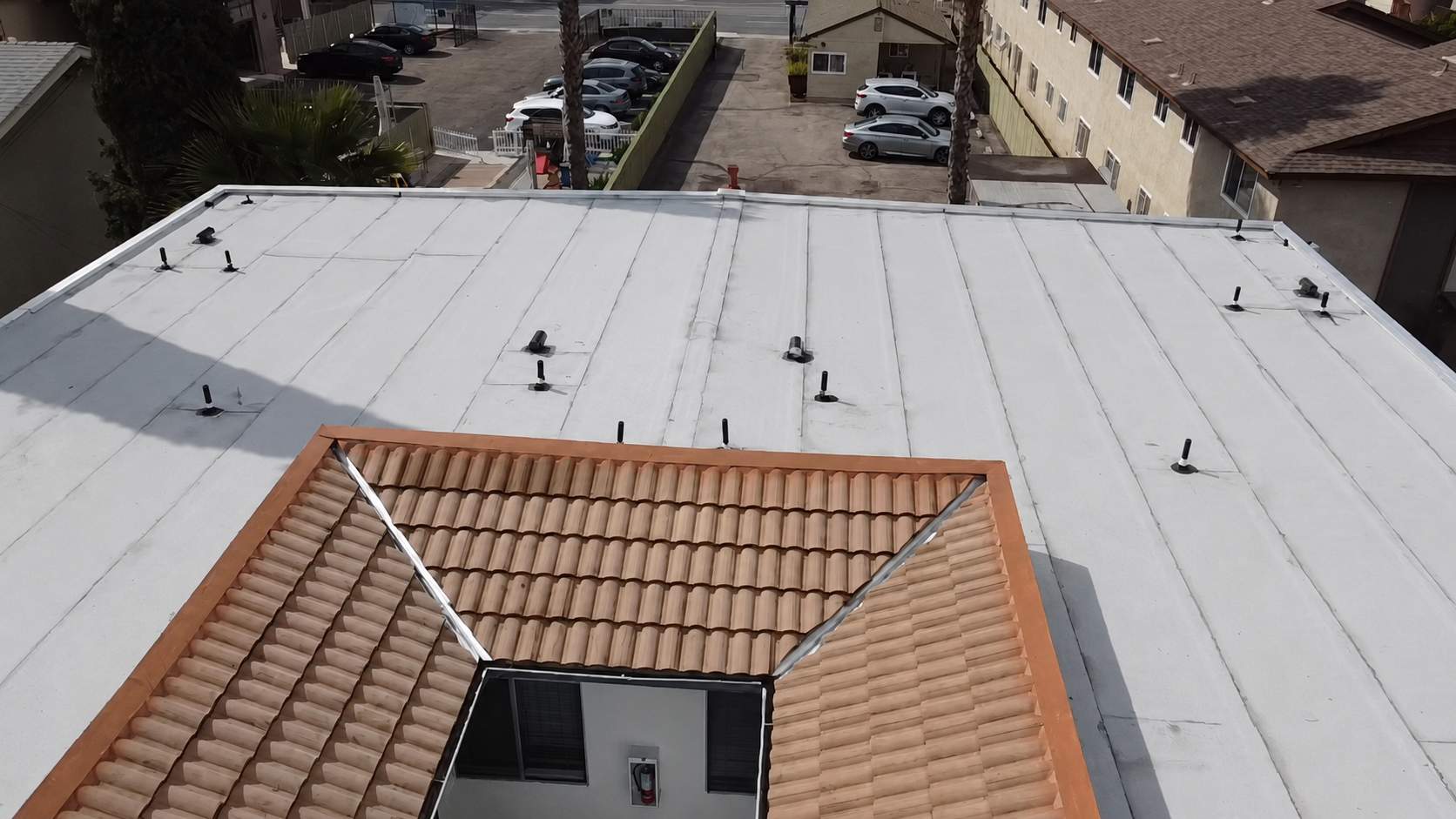 El Cajon Apartment Two-Ply Torch Down Roof Replacement by Zenith Roofing Services