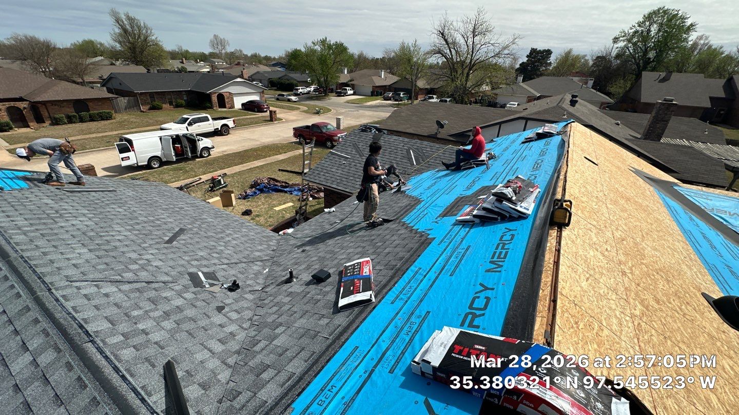 Project in Oklahoma City by Icon Roofing And Construction