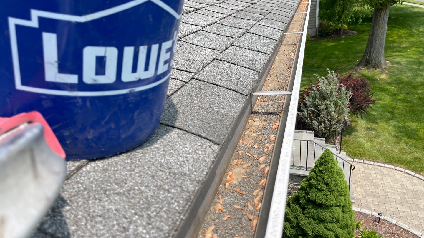 Gutter Cleaning Chimney top repair by A Plus Exterior