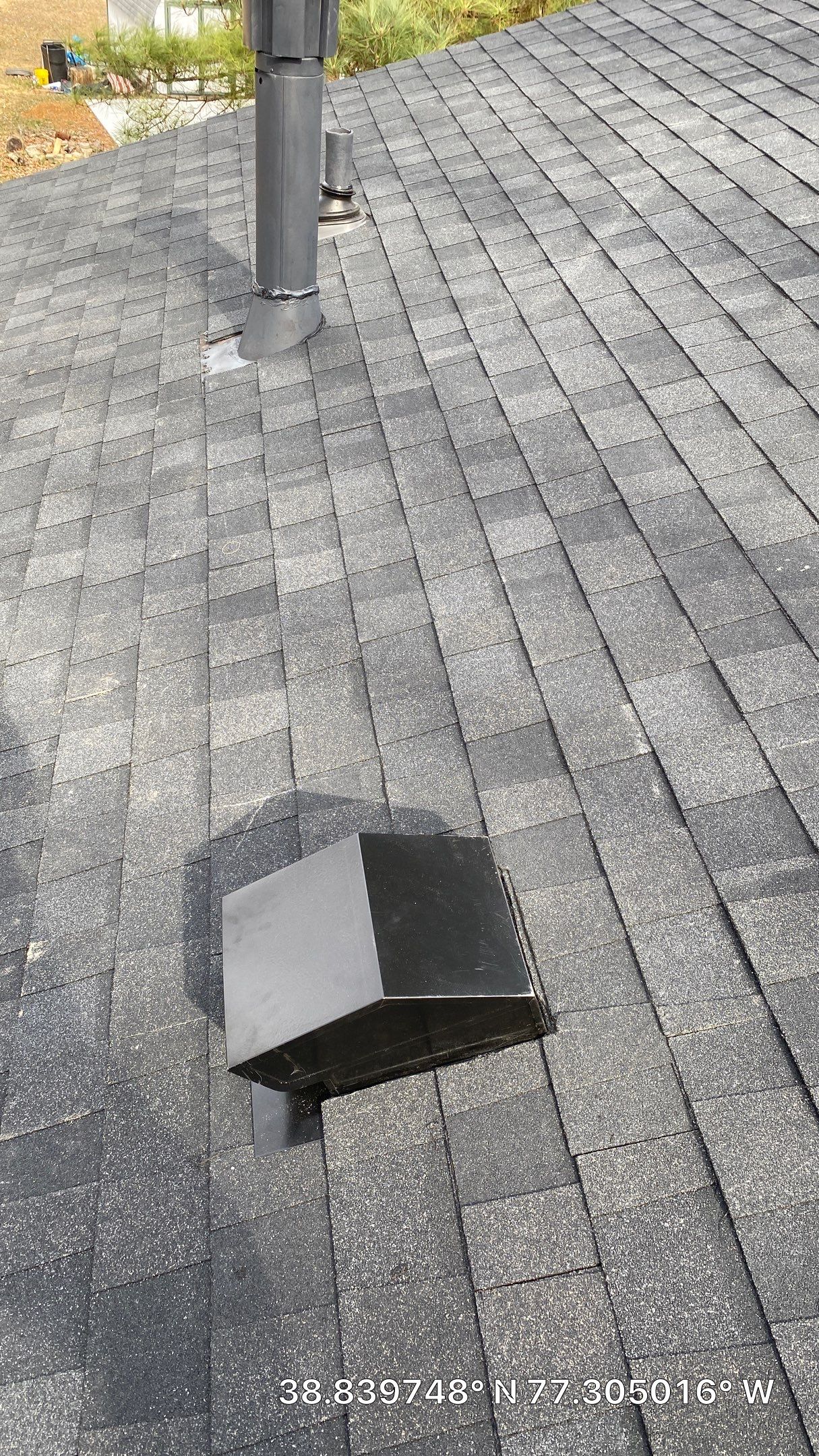 Fairfax: CertainTeed Landmark Pro Designer Shingles in Max Def Charcoal Black by RM Banning, Inc.